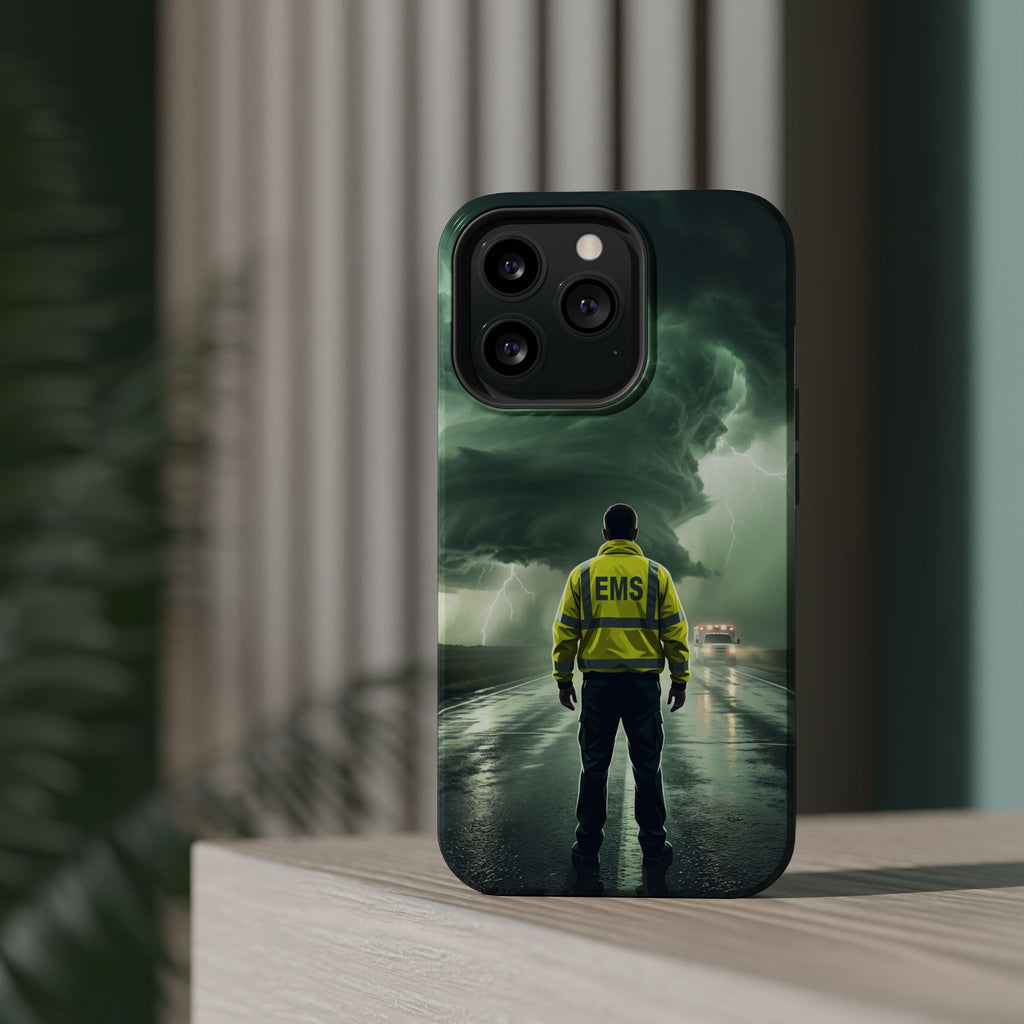 EMS Green Storm Phone Case — Magnetic Wireless Charging Cover