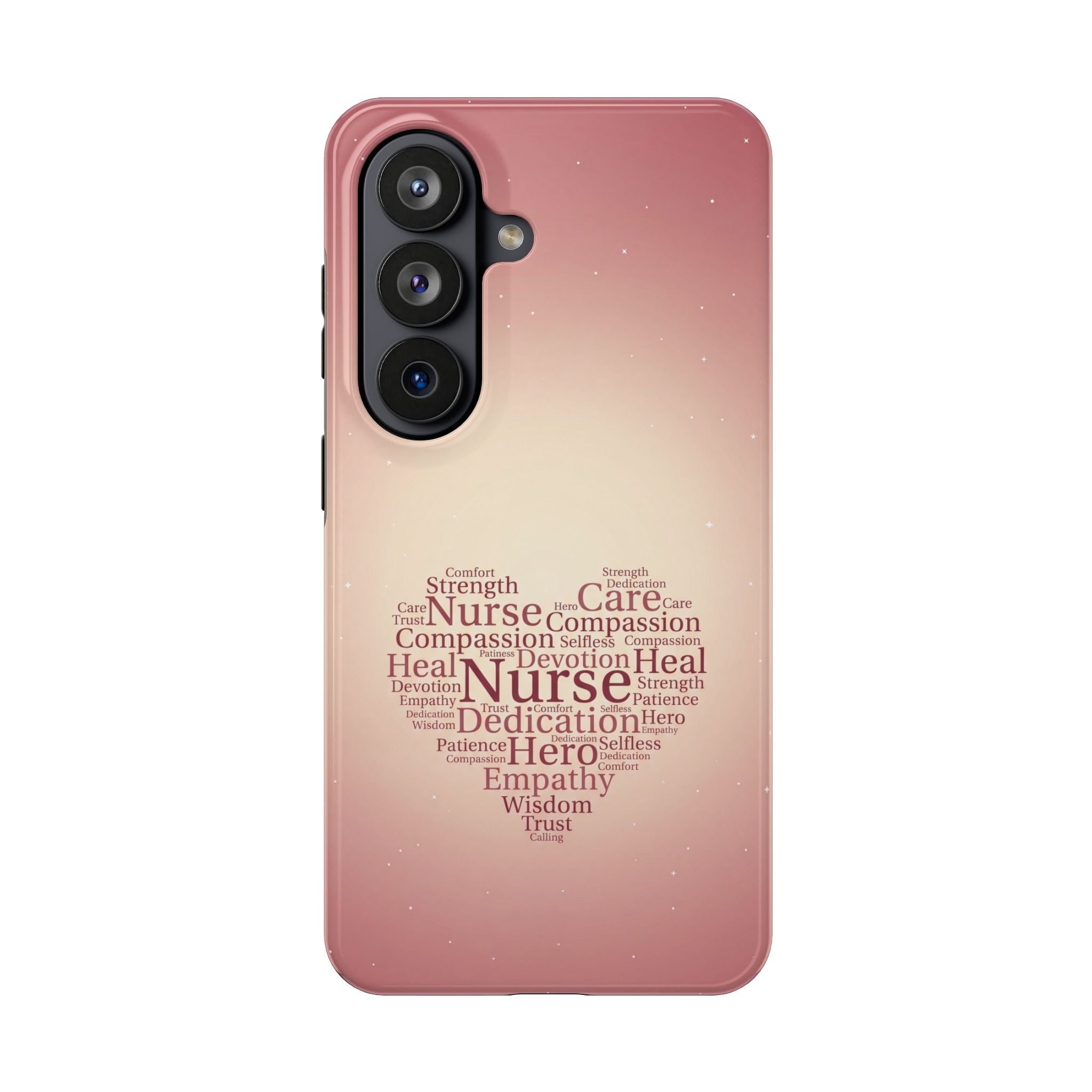 Nurse Heart Word Cloud Phone Case | iPhone & Samsung Galaxy series