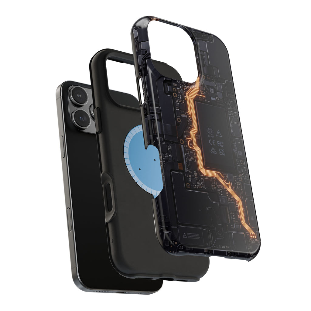 Electrician Circuit Bolt Phone Case — Impact-Resistant Wireless Charging Cover