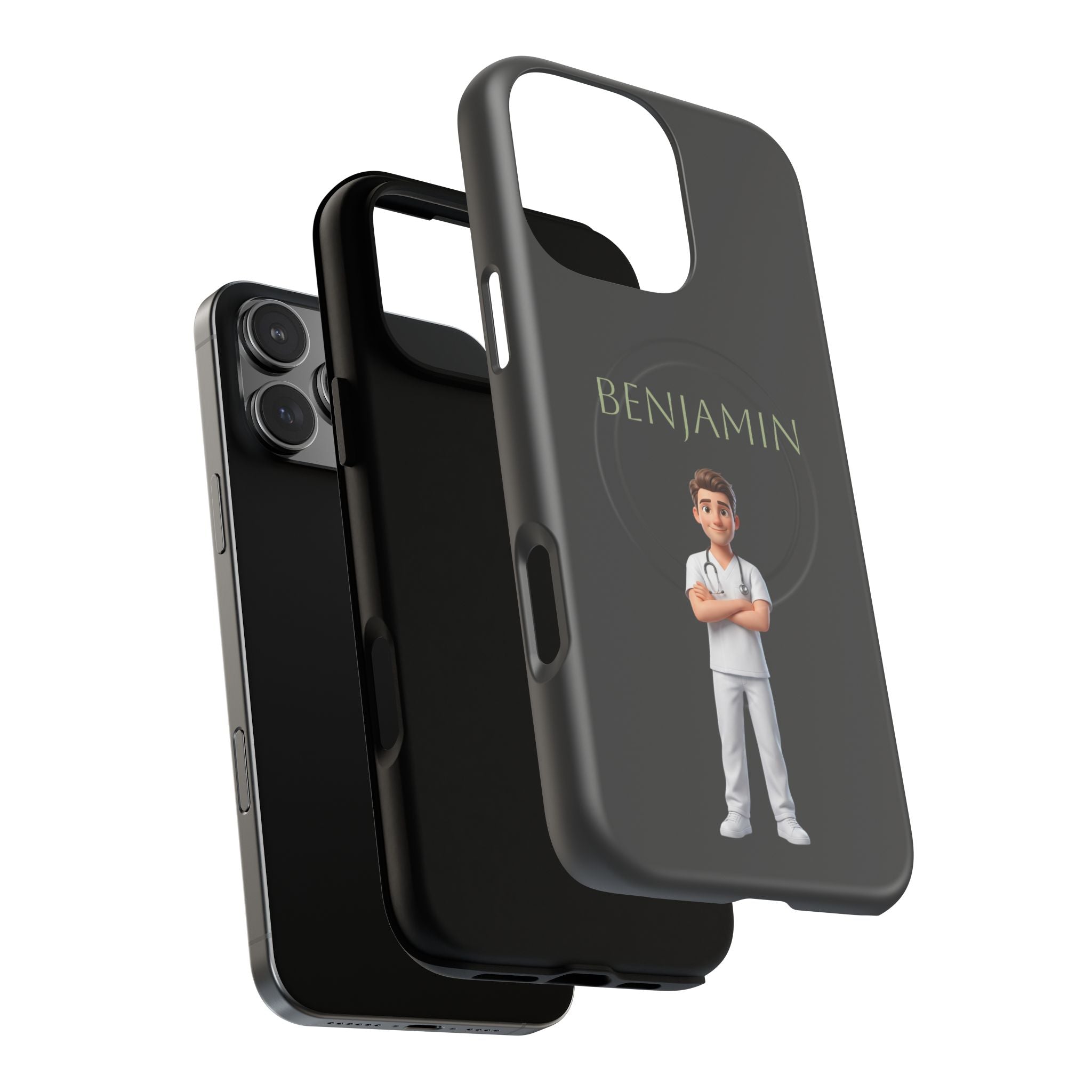 Personalized Nurse Phone Case | MagSafe Compatible, Custom Name iPhone Case