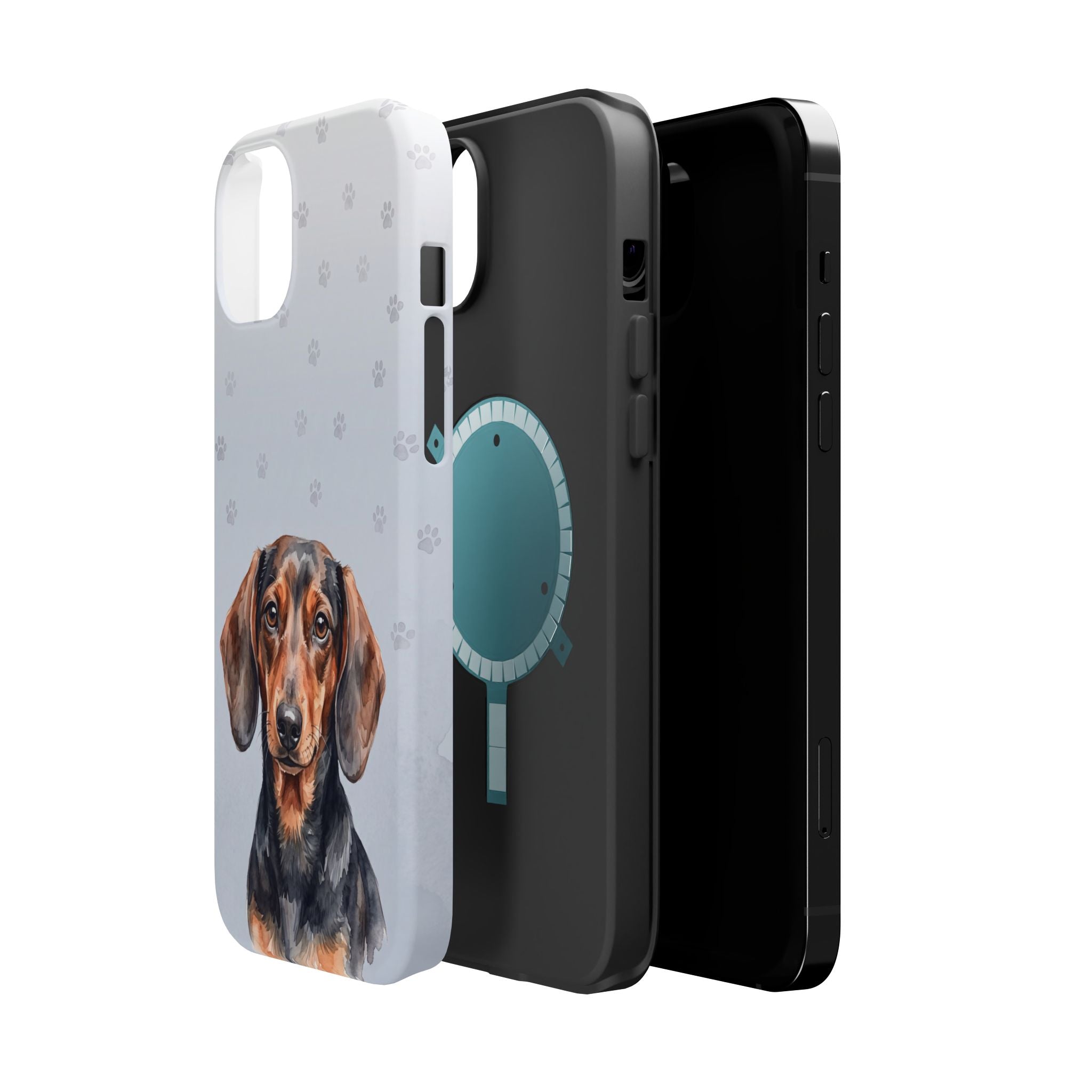 Dachshund Phone Case — Impact-Resistant Wireless Charging Cover