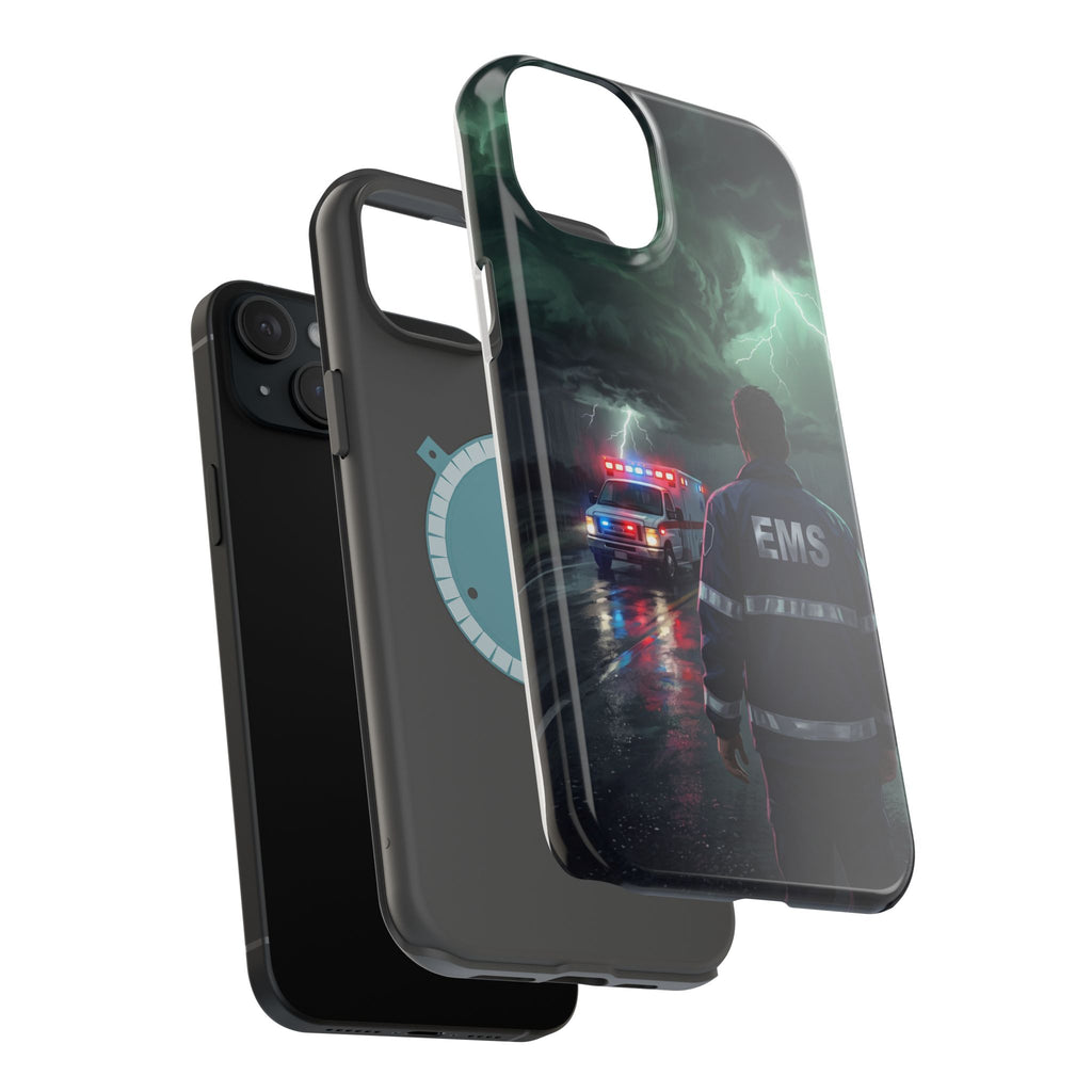 EMS Green Storm City Phone Case — Magnetic Wireless Charging Cover
