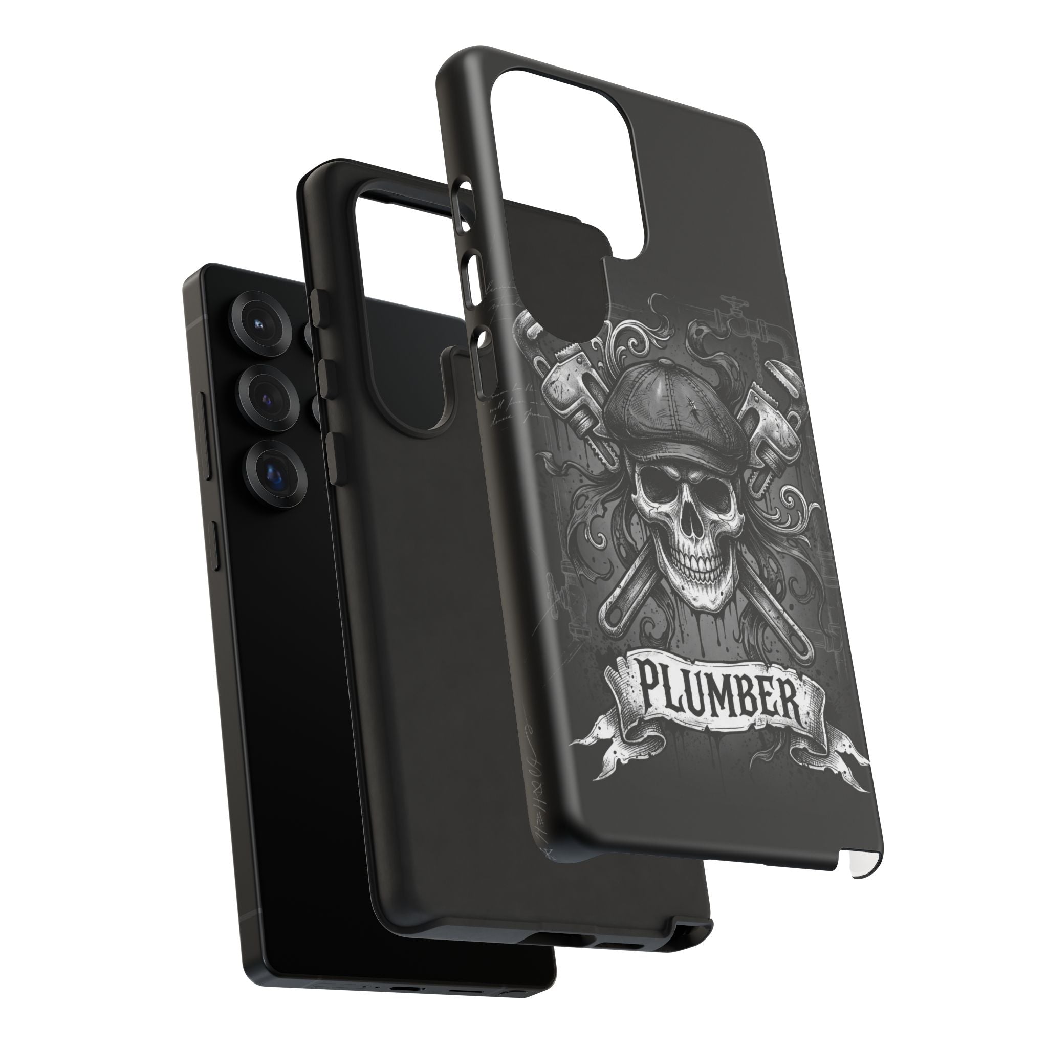Gothic Skull Plumber Phone Case - Samsung & iPhone Series