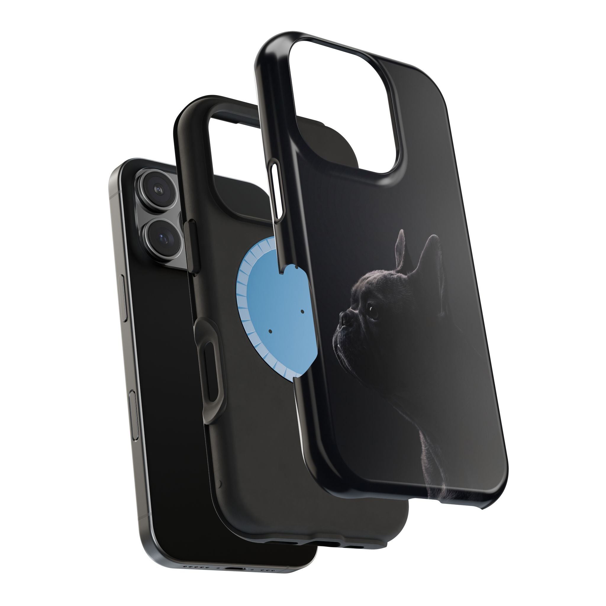 French Bulldog Phone Case — Impact-Resistant Wireless Charging Cover