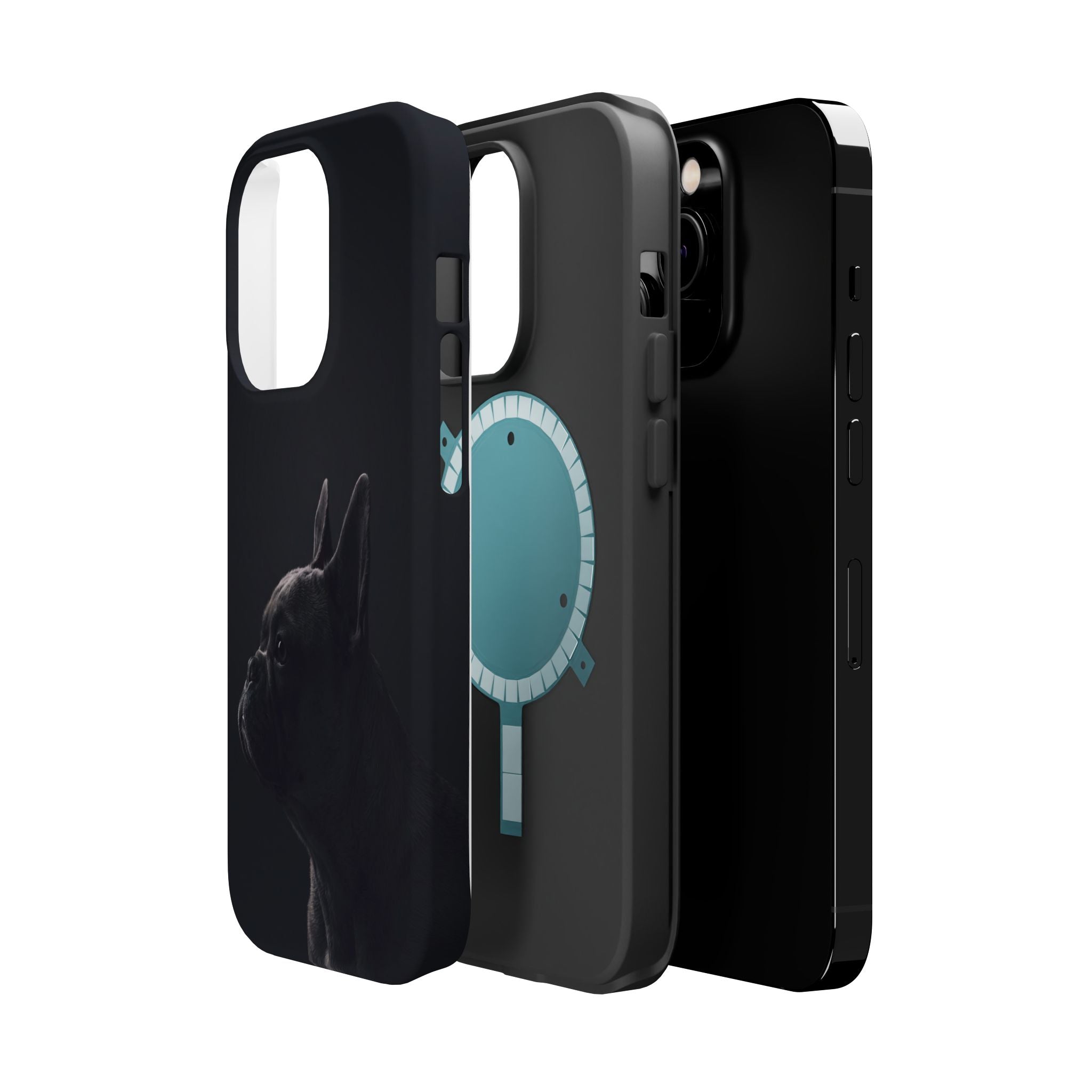 French Bulldog Phone Case — Impact-Resistant Wireless Charging Cover
