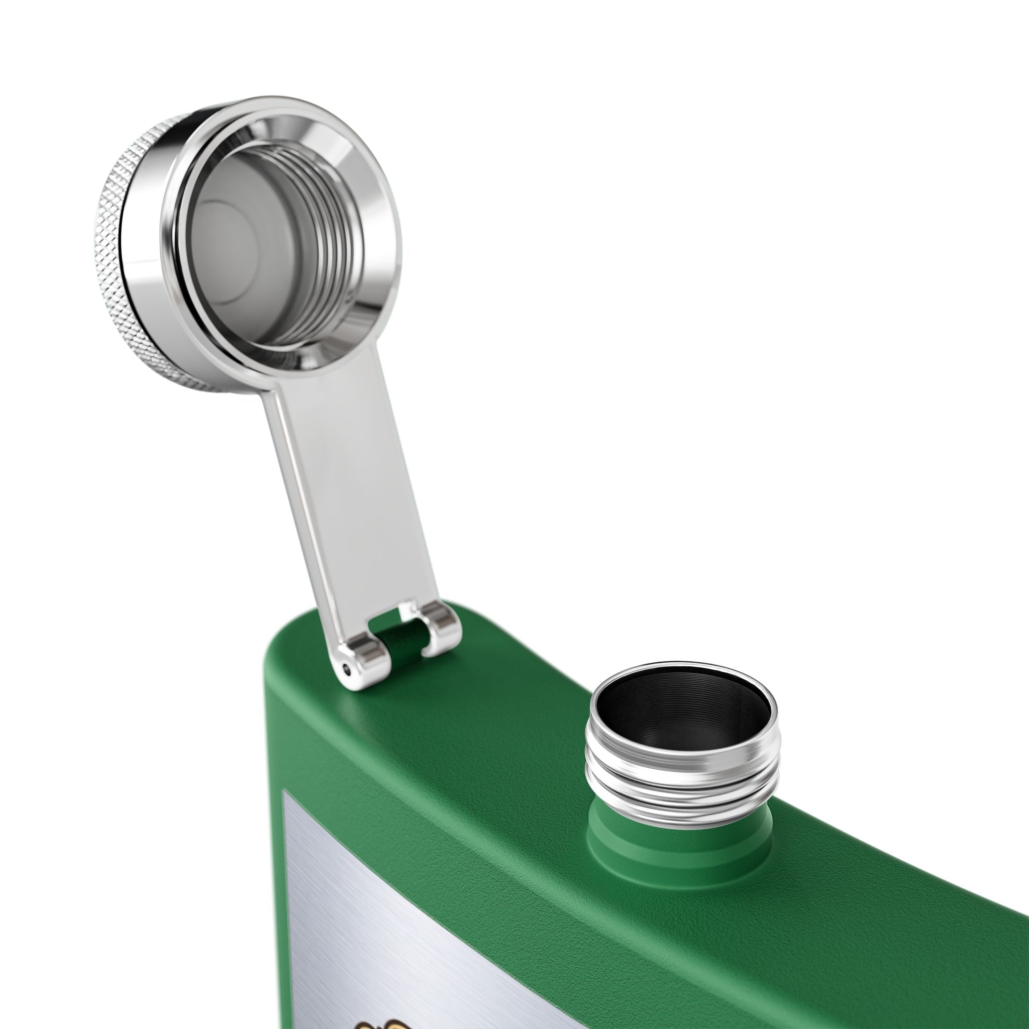 Flask — "Residential Electrician: Homes Powered by Me" (Crest Edition) 6oz Stainless Steel Hip Flask