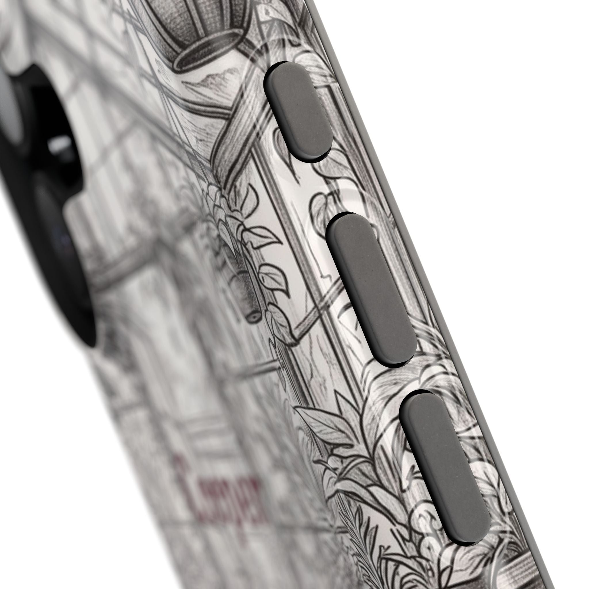 Personalized Dachshund Vintage Greenhouse Phone Case — Wireless Charging Cover