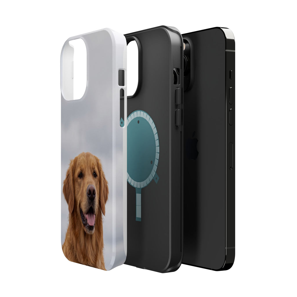 Golden Retriever Phone Case — Impact-Resistant Wireless Charging Cover