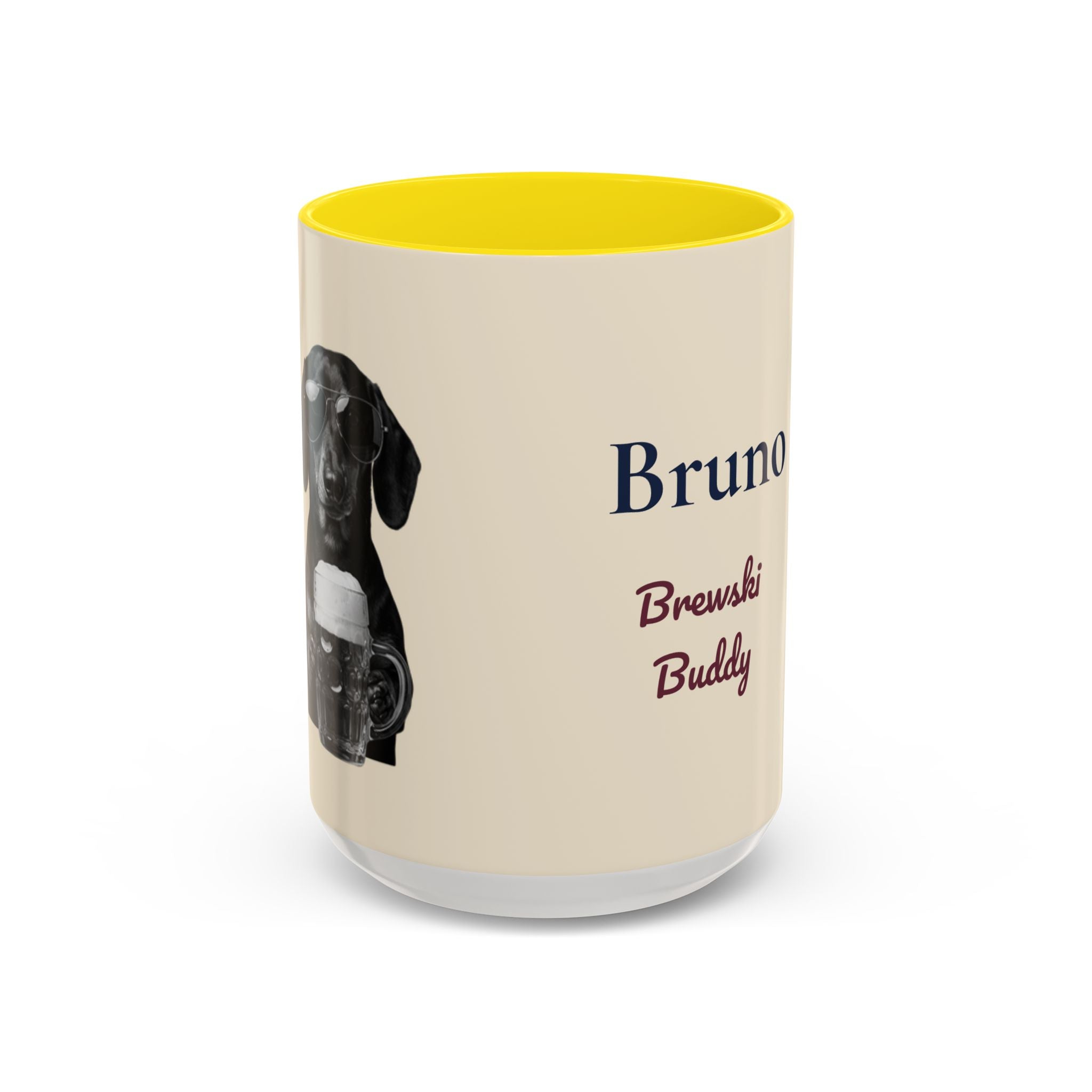 Personalized Dachshund Mug | Custom Name Coffee Mug | Funny Sausage Dog Gift | Beer Lover Dog Mug