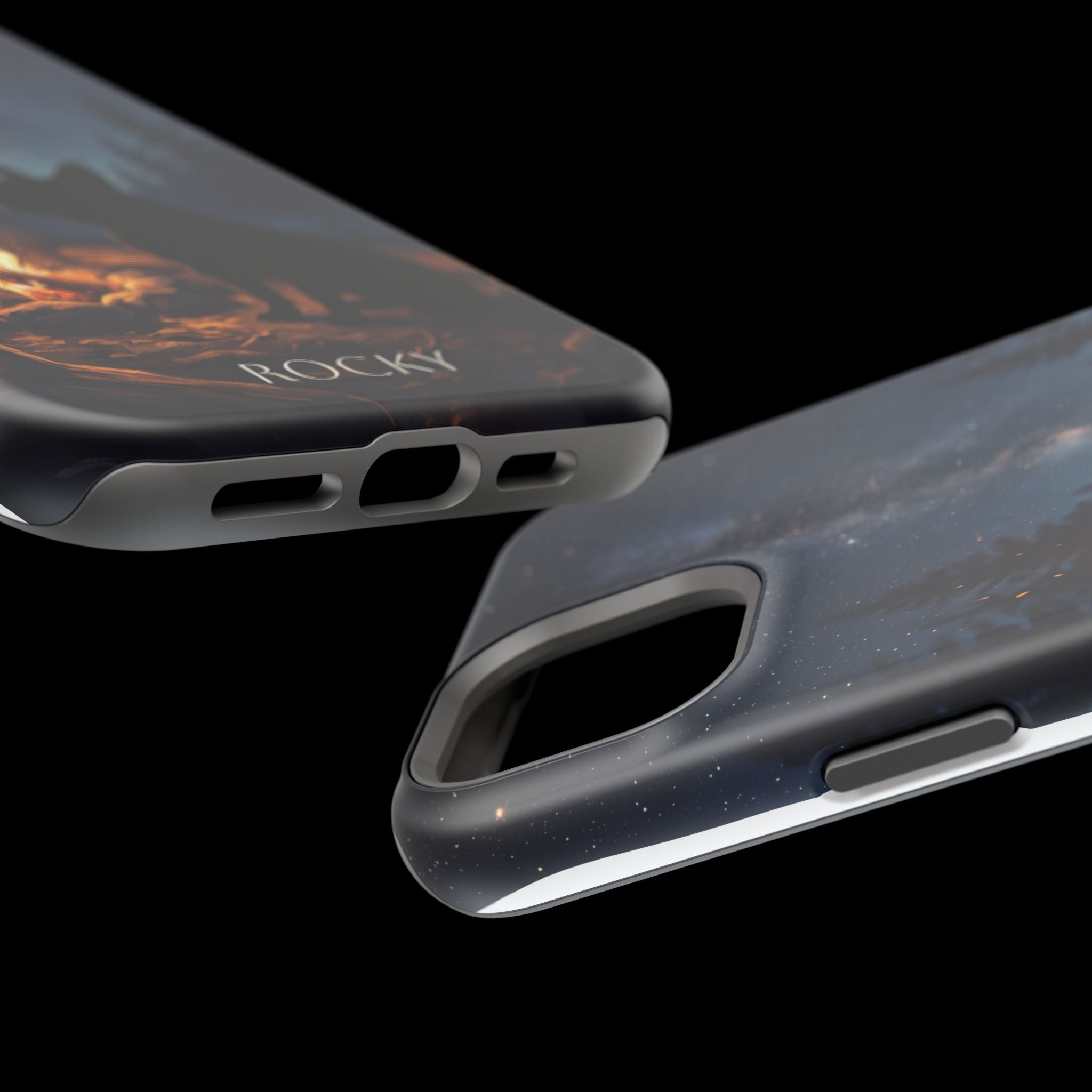 Personalized French Bulldog Campfire Phone Case — Wireless Charging Cover