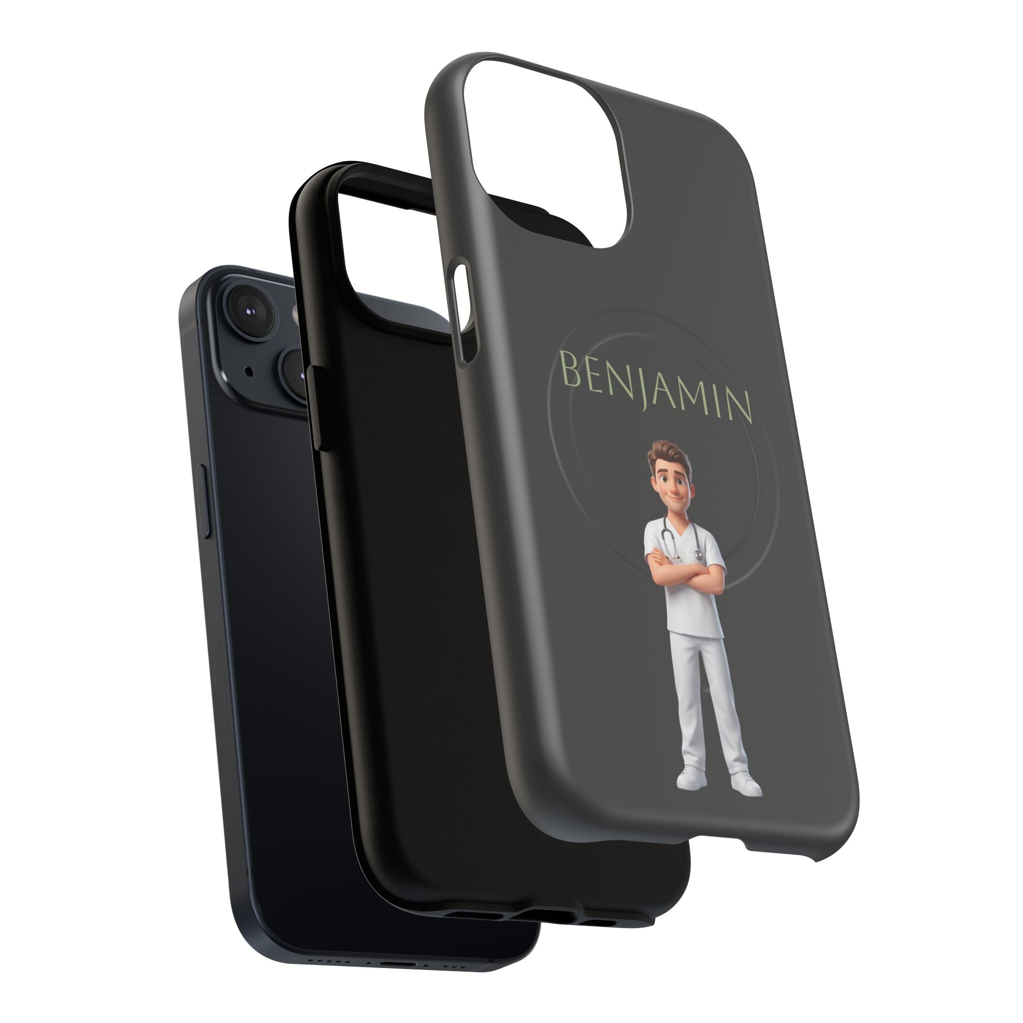 Personalized Nurse Phone Case | MagSafe Compatible, Custom Name iPhone Case
