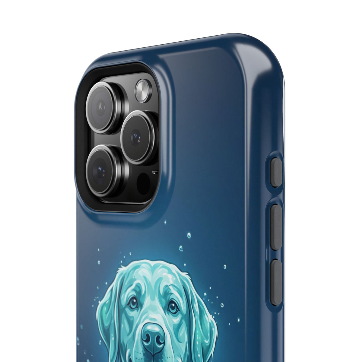 Water Splash Labrador Phone Case — Tough Magnetic Case with Wireless Charging
