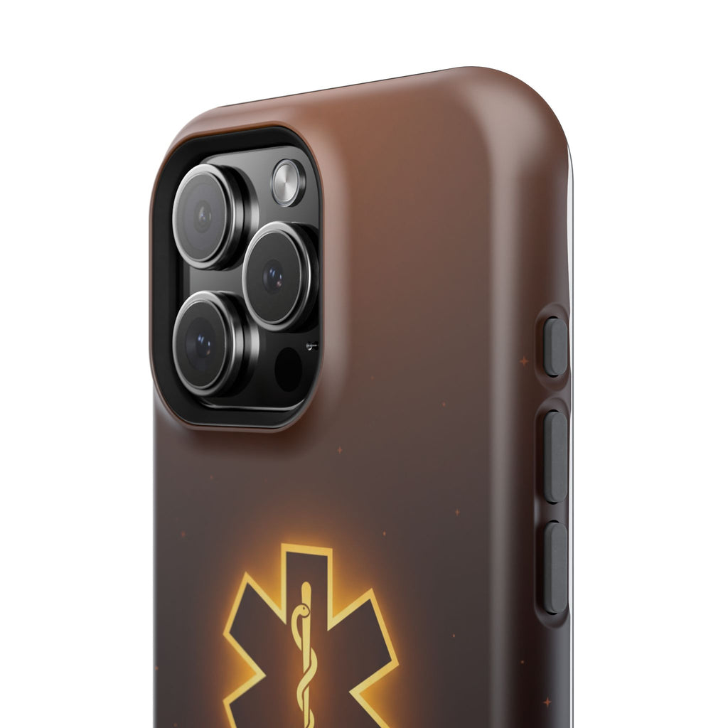 Paramedic/EMT Skyline Phone Case — Magnetic Wireless Charging Cover