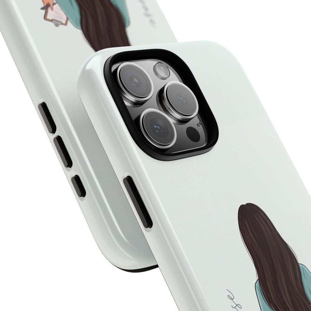 "Trust the Purpose" Nurse Phone Case | Illustrated Nurse in Scrubs Design | iPhone & Samsung