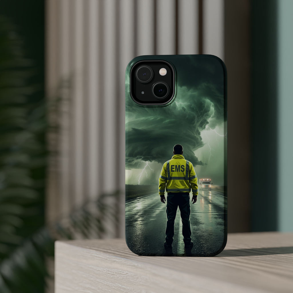 EMS Green Storm Phone Case — Magnetic Wireless Charging Cover