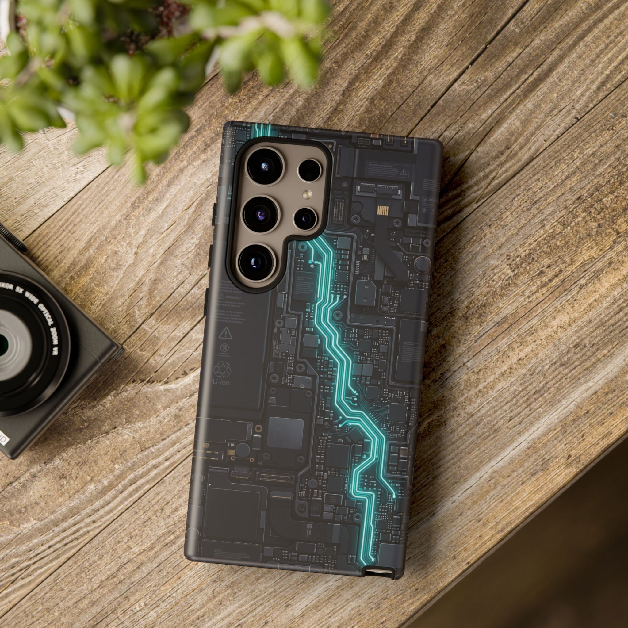 Electrician Cyan Circuit Phone Case - Samsung & iPhone Series