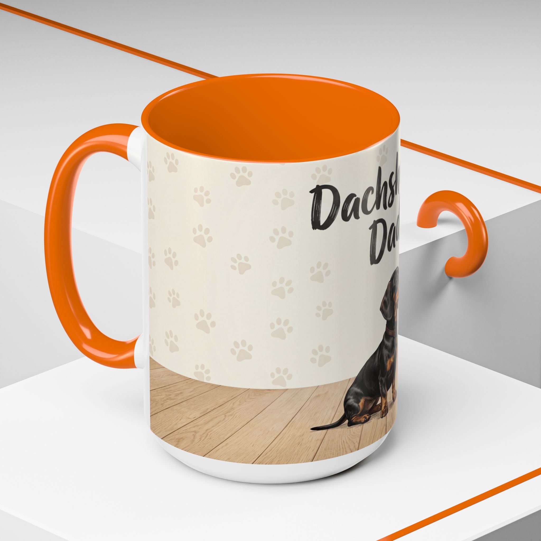 Dachshund Dad Mug | Cute Dog Dad Coffee Mug | Wiener Dog Gift for Dachshund Lovers
