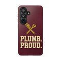 Plumb. Proud. Varsity Print Phone Case - Samsung & iPhone Series