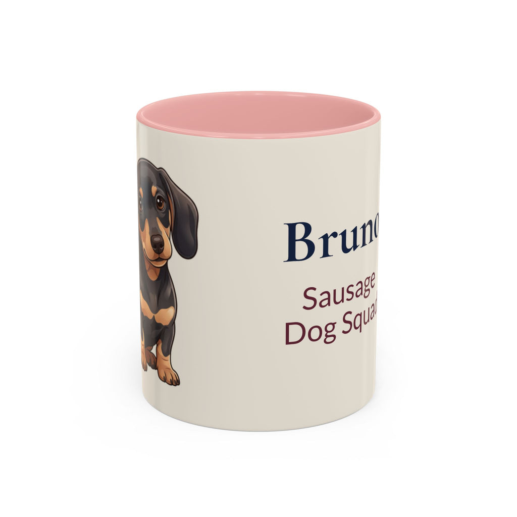 Personalized Dachshund Mug | Custom Name Coffee Mug | Sausage Dog Gift | Wiener Dog Lover