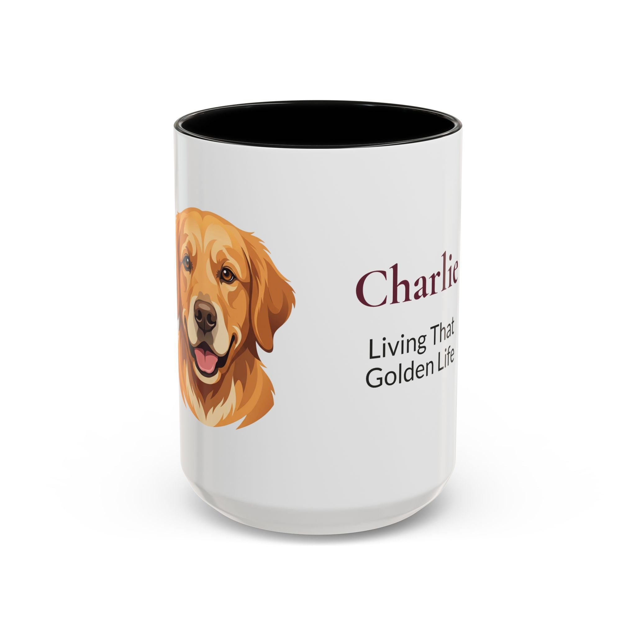 Personalized Golden Retriever Mug | Custom Name & Message Dog Lover Coffee Mug