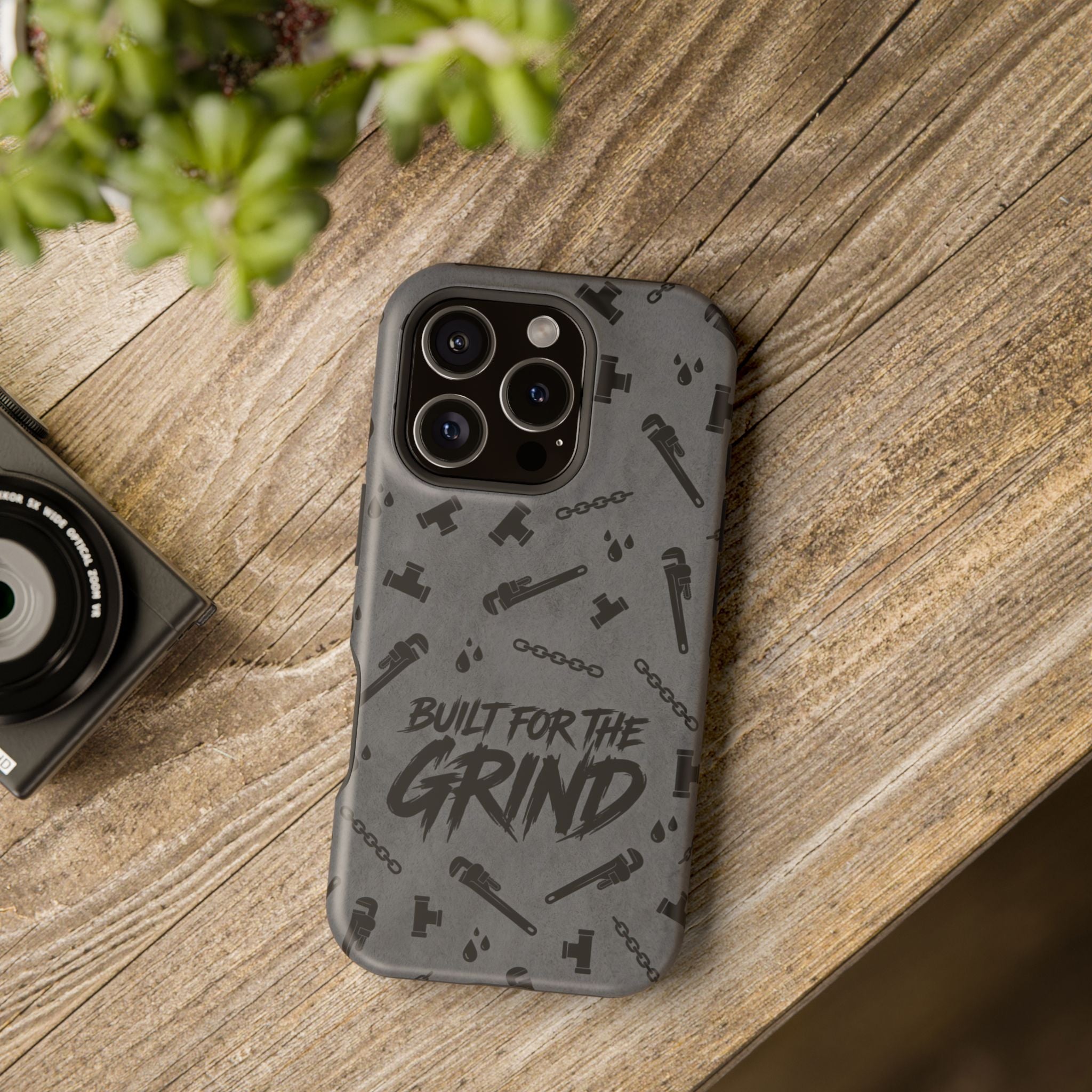 Built for the Grind Phone Case — Plumber Tools Wireless Charging Cover