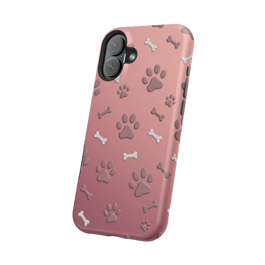 Paws & Bones Phone Case — Impact-Resistant Wireless Charging Cover