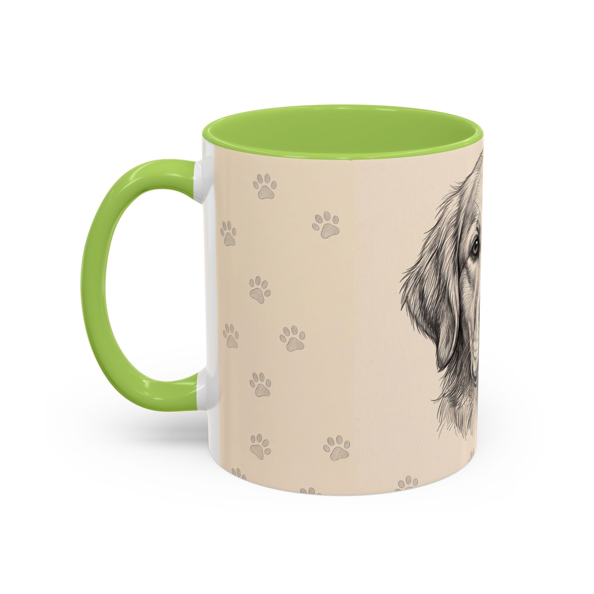 Golden Retriever Sketch Mug | Golden Retriever Lover Gift | Pencil Art Dog Coffee Mug