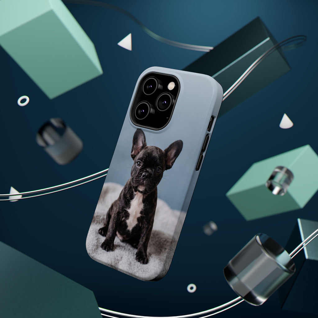 French Bulldog Puppy Phone Case — Impact-Resistant Wireless Charging Cover