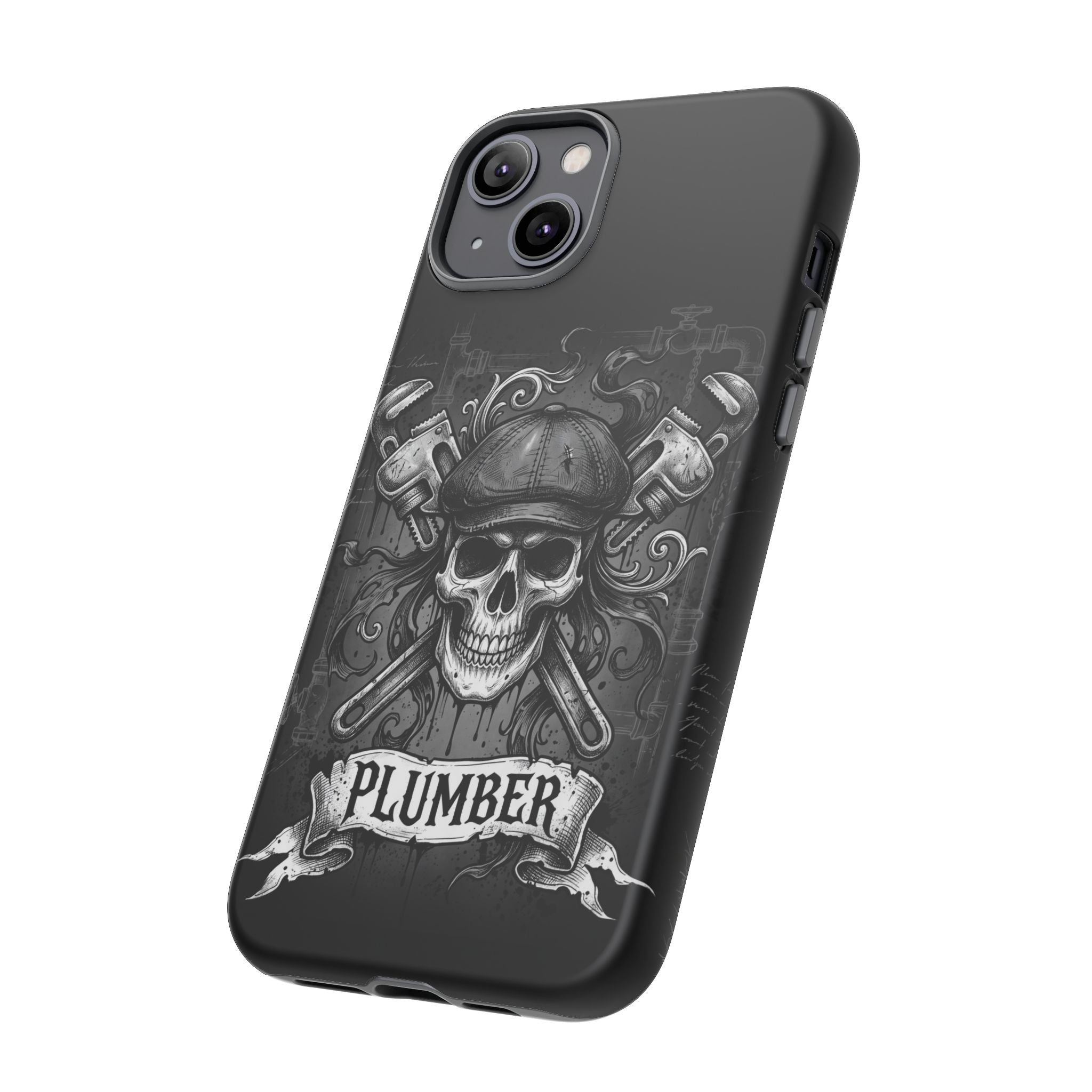 Gothic Skull Plumber Phone Case - Samsung & iPhone Series
