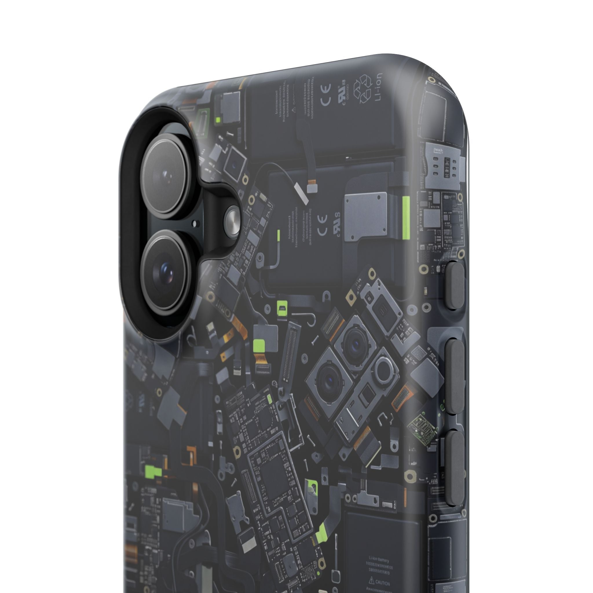 Circuit Core Phone Case — Motherboard Print Wireless Charging Cover