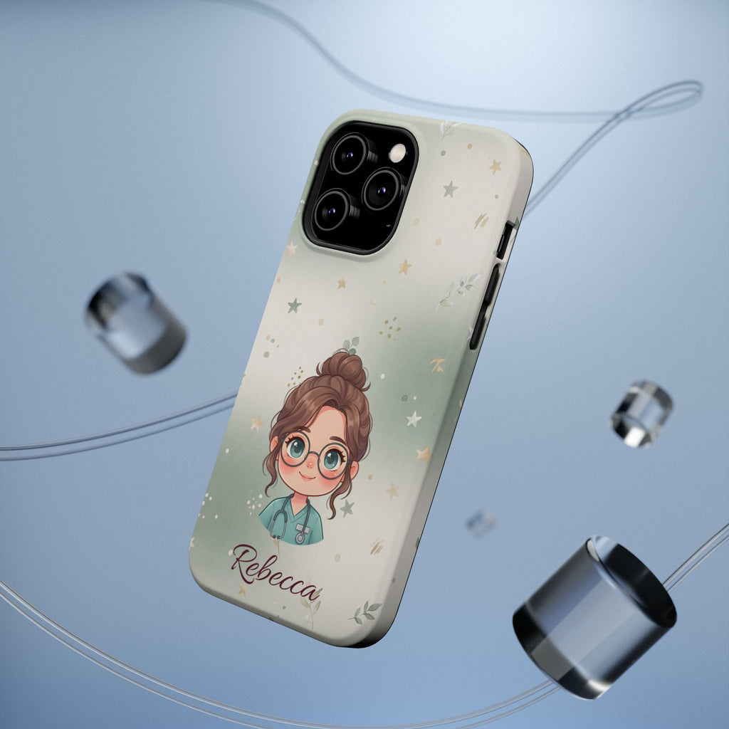 Personalized Starry Nurse Phone Case — Wireless Charging Cover