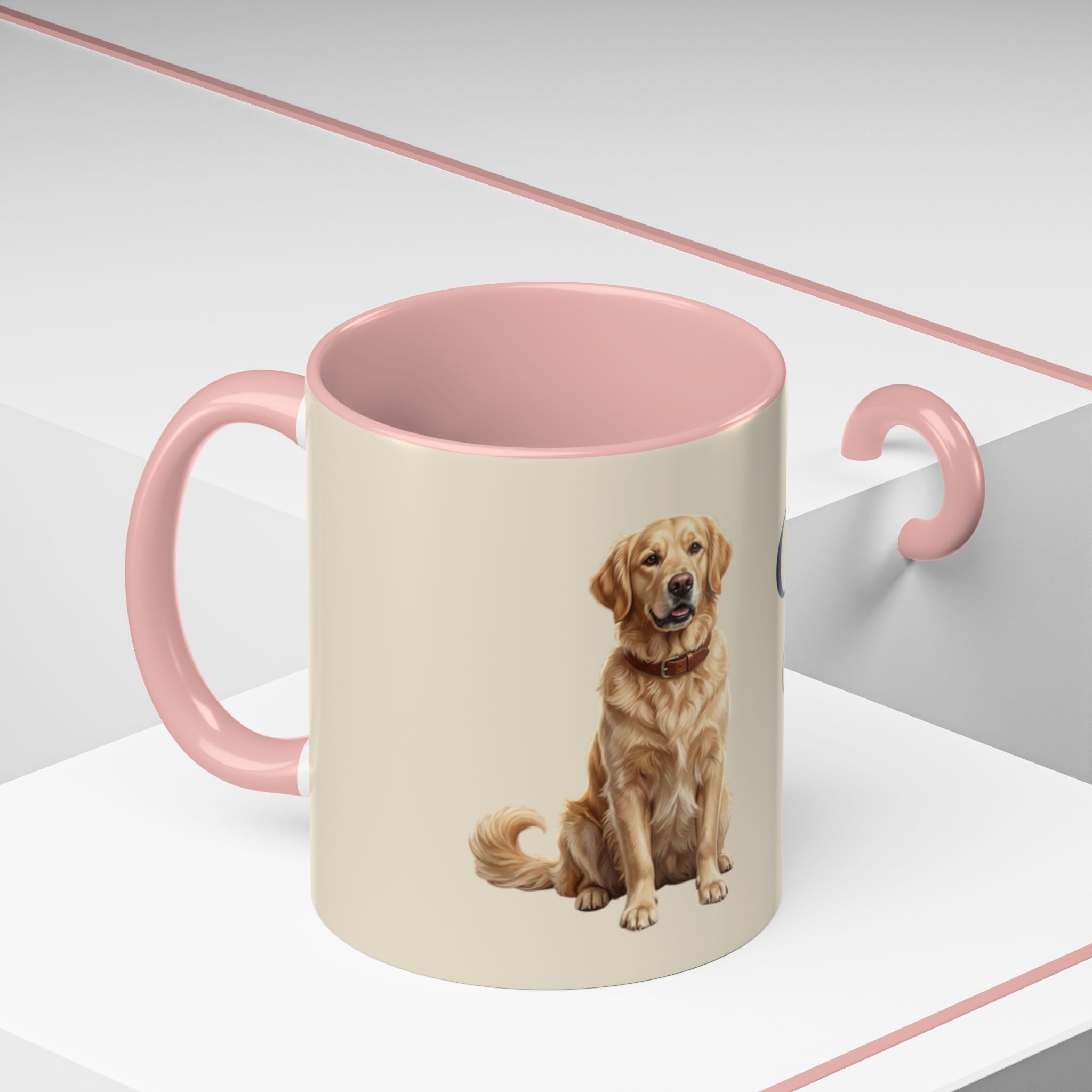 Personalized Golden Retriever Mug | Custom Name & Message Dog Mom Dad Coffee Mug