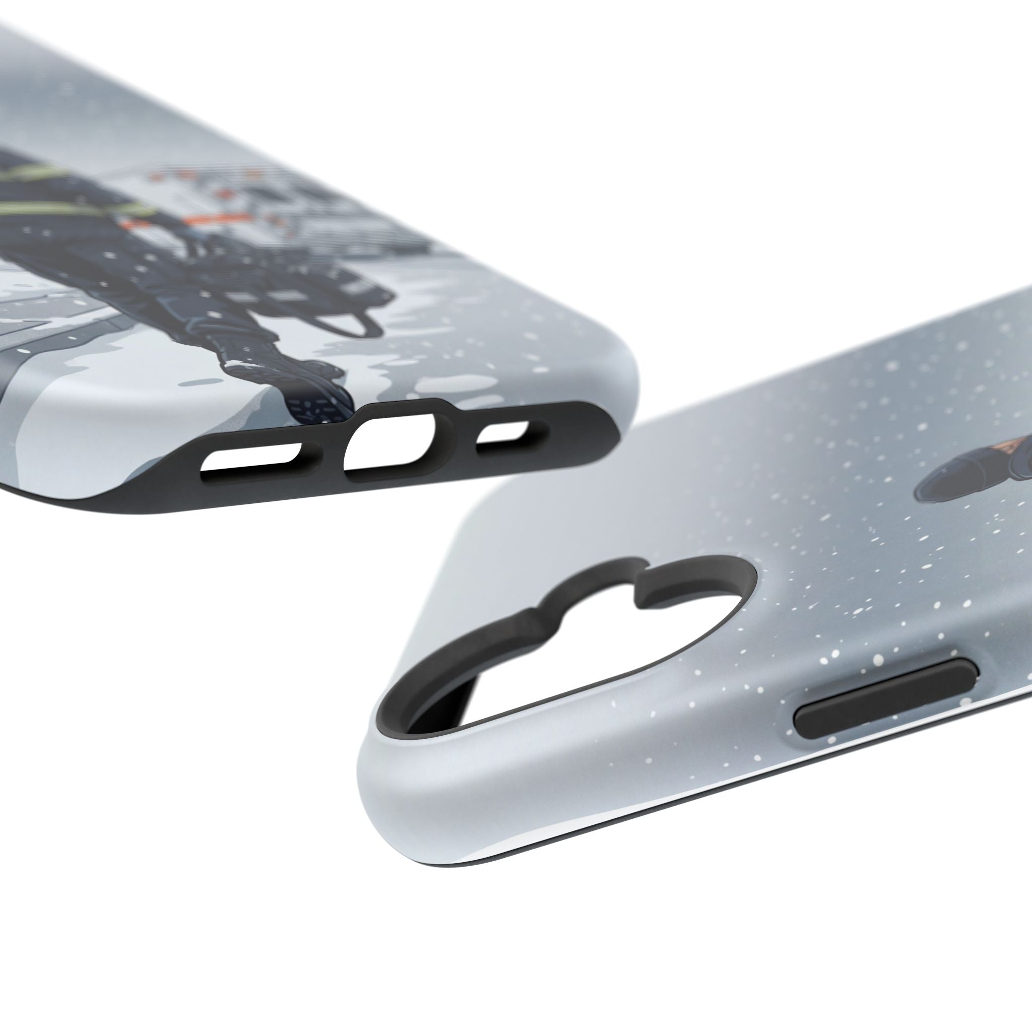 Bold Paramedic/EMT Portrait Phone Case — Magnetic Wireless Charging Cover