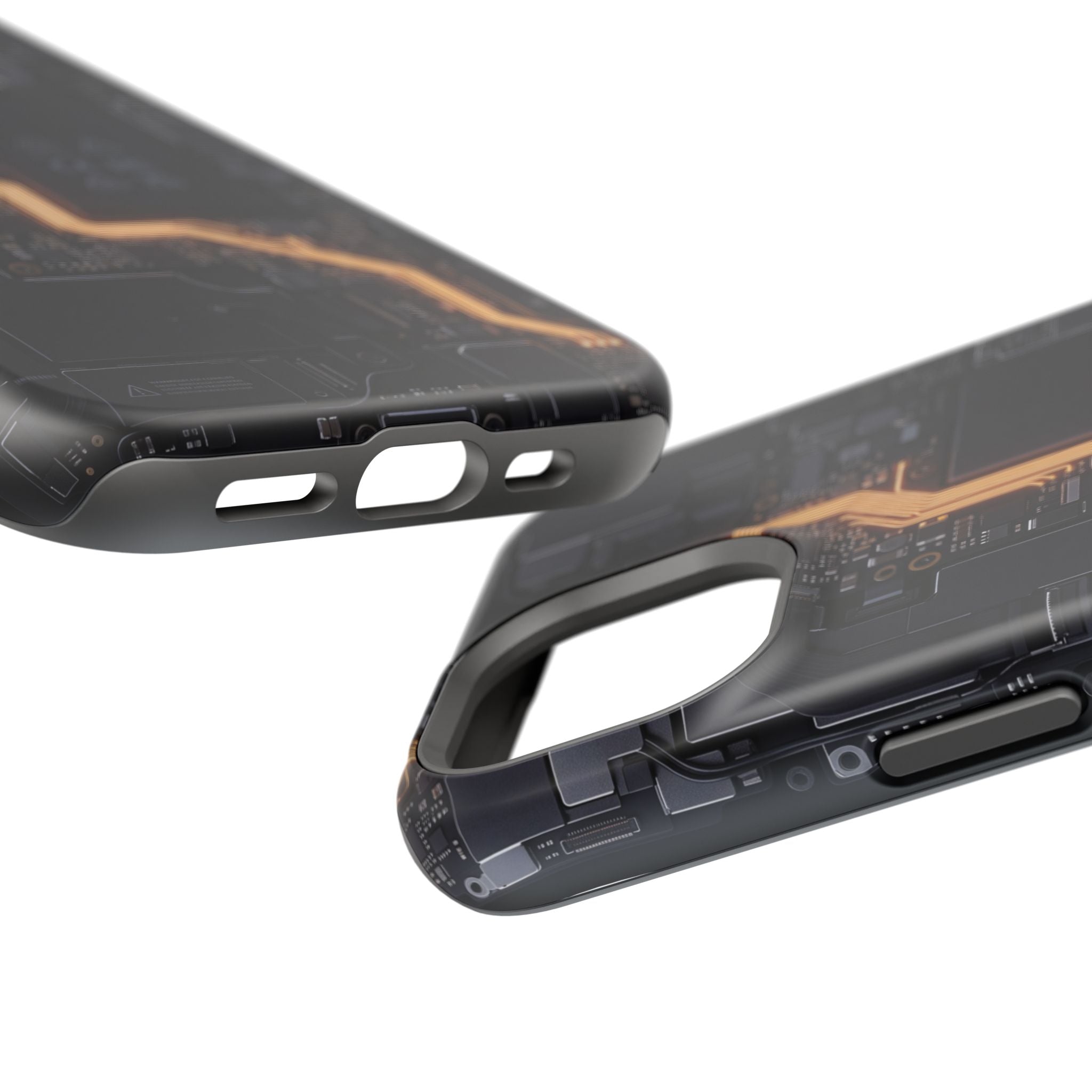 Electrician Circuit Bolt Phone Case — Impact-Resistant Wireless Charging Cover
