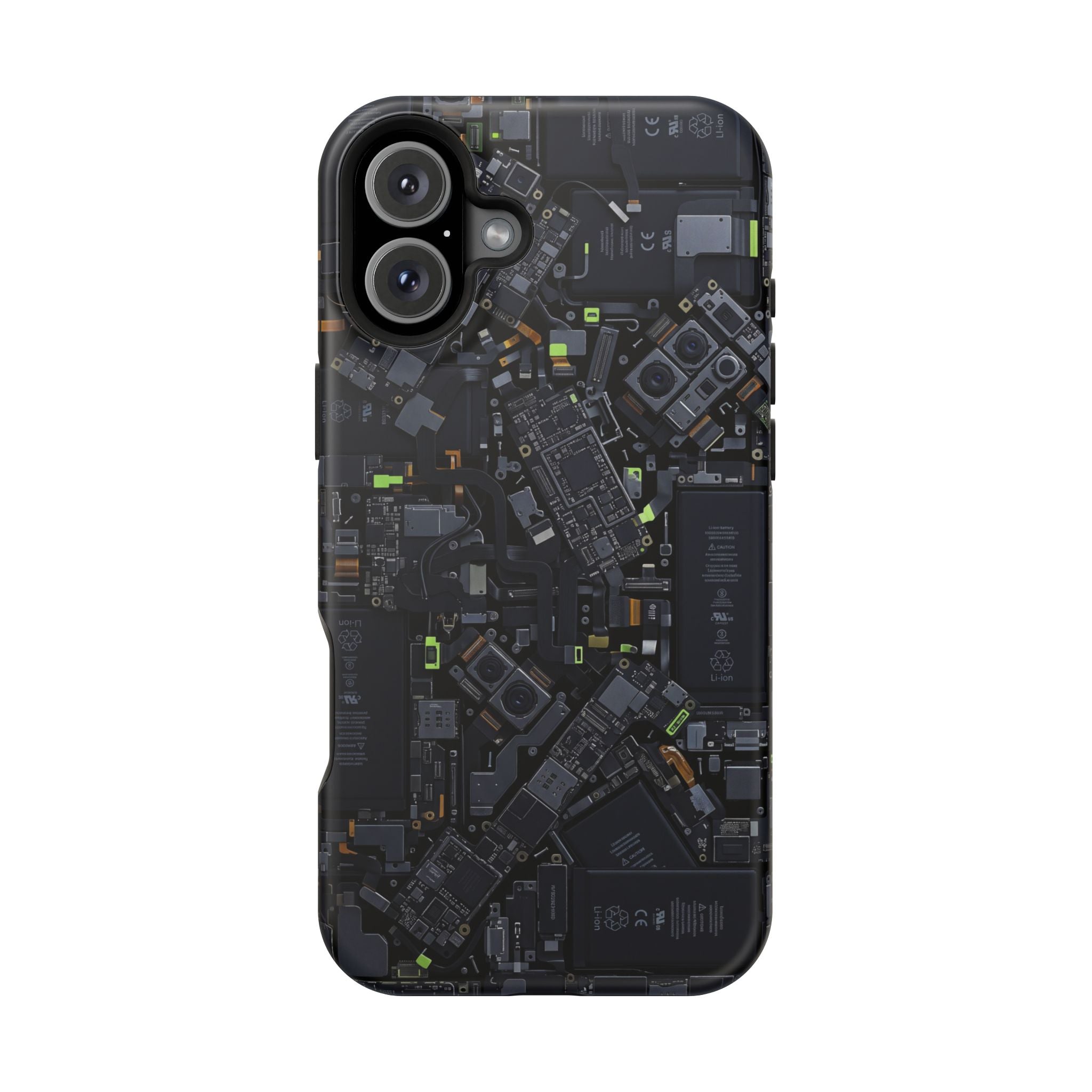 Circuit Core Phone Case — Motherboard Print Wireless Charging Cover