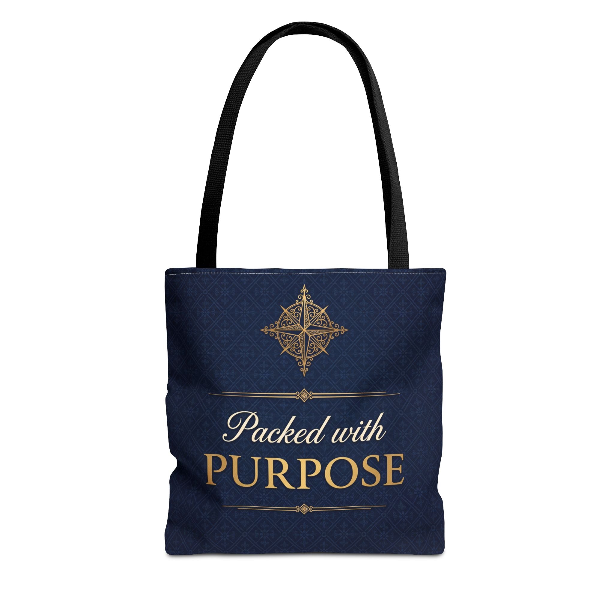 Packed with Purpose Tote | Inspirational Nurse Gift Tote Bag | Healthcare Worker Appreciation Gift | Premium Polyester Carry-All