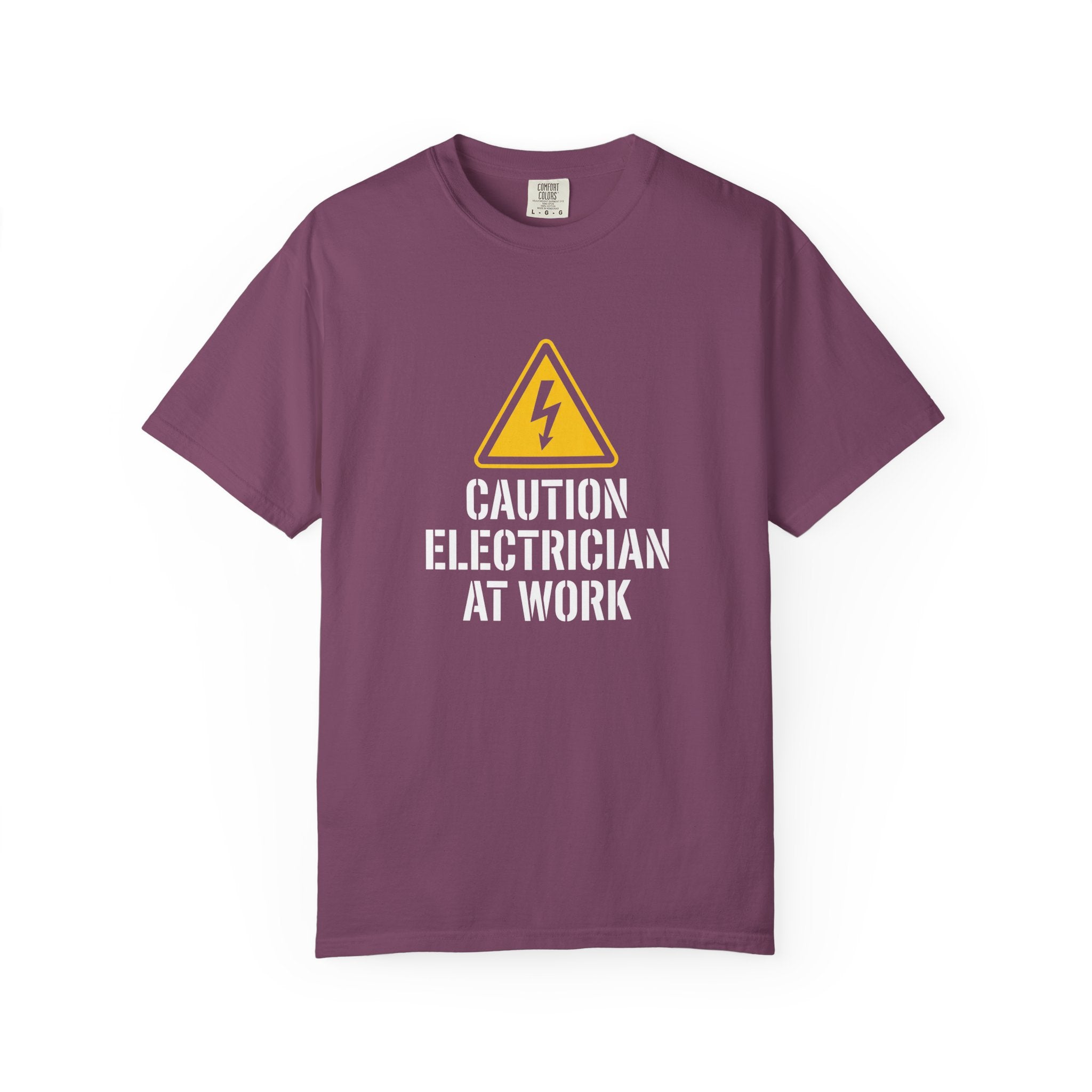 Caution Electrician At Work T-Shirt