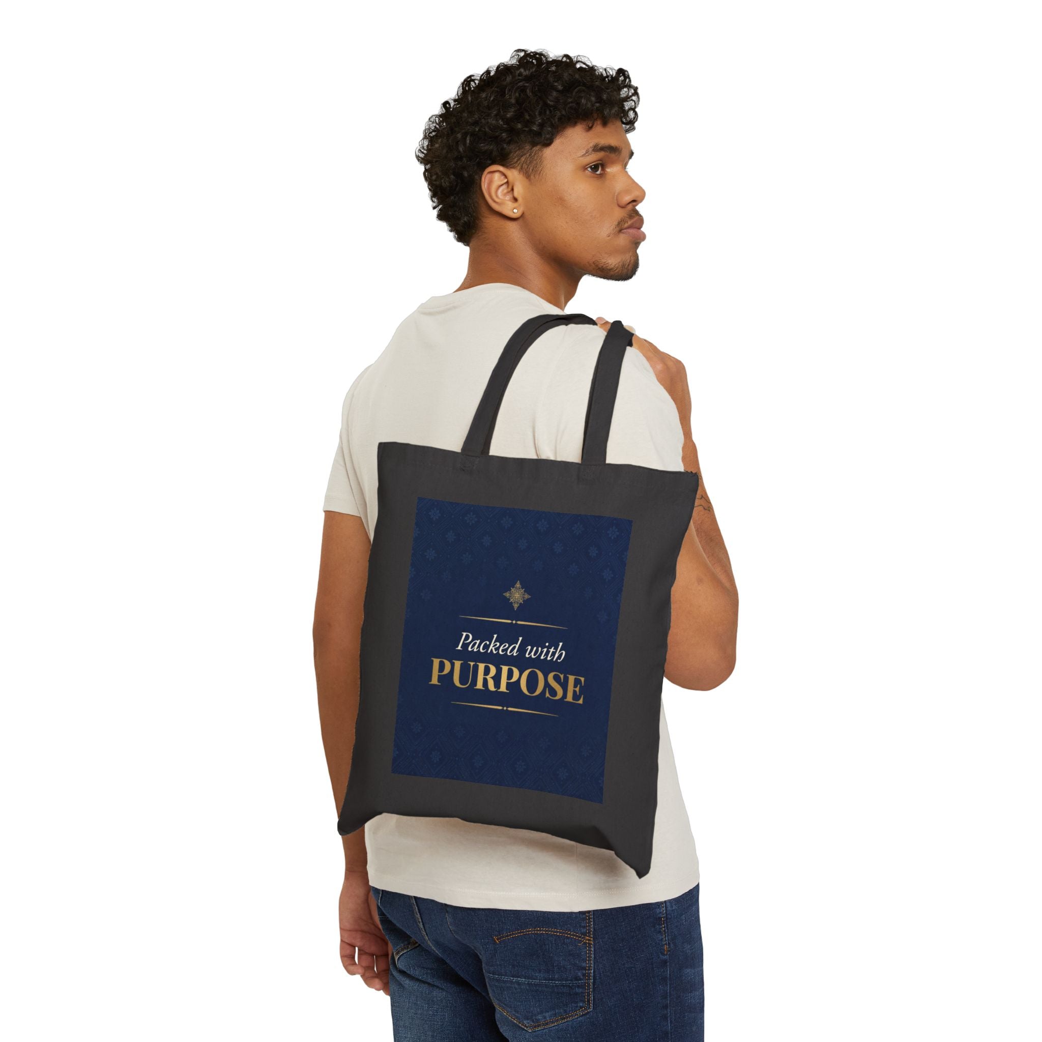 Nurse Tote Bag – Packed with purpose – Cotton Canvas Tote Bag for Nurses