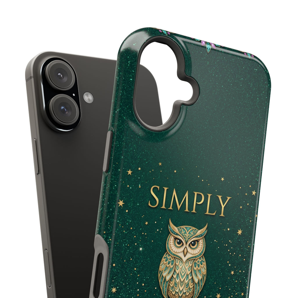 Simply The Best Wise Owl Phone Case — Wireless Charging Cover