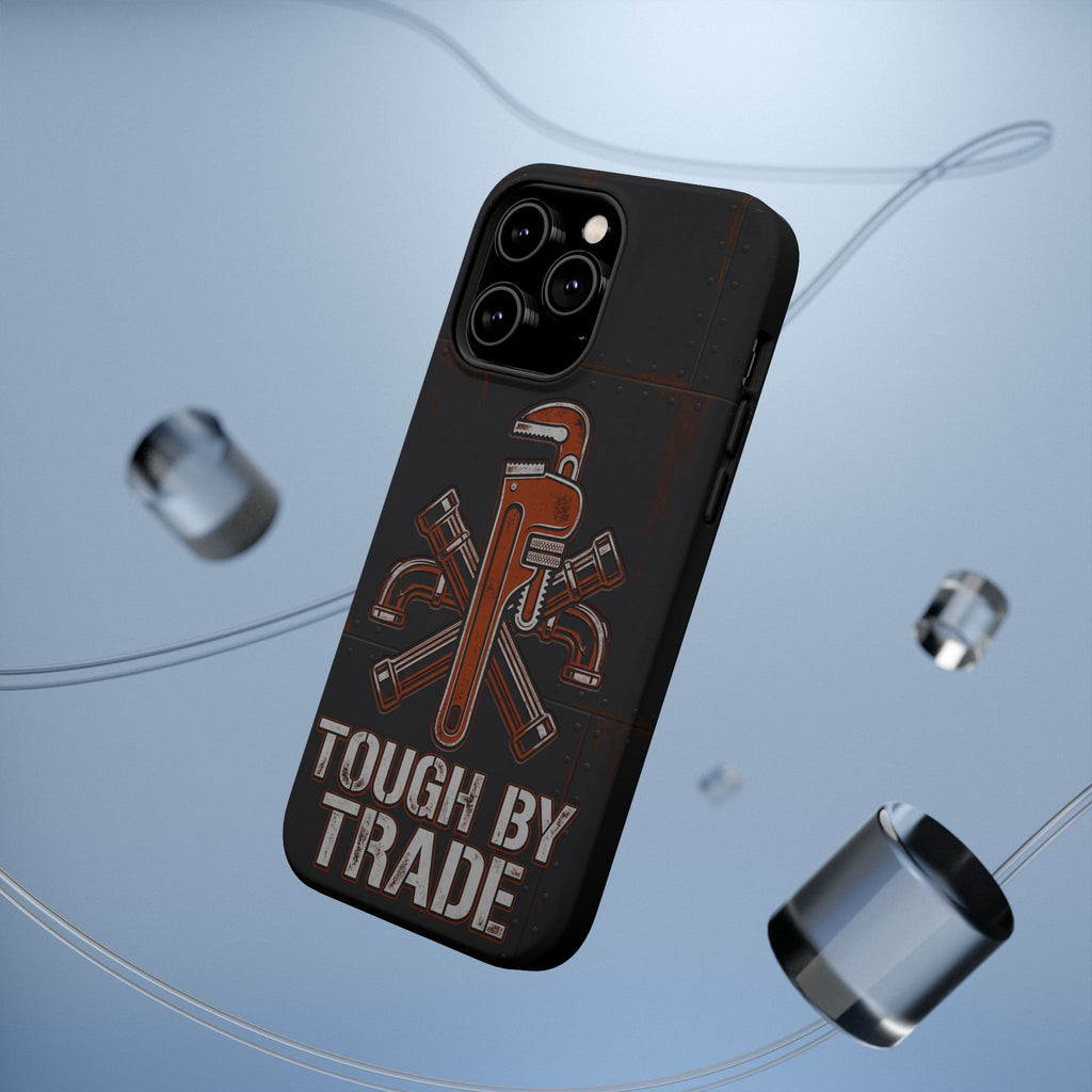 Tough By Trade Phone Case — Crossed Wrenches Wireless Charging Cover