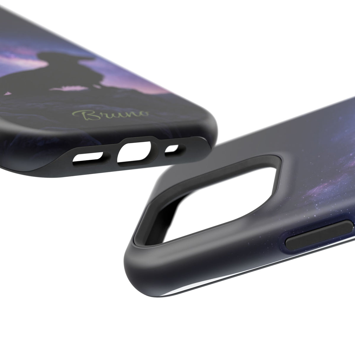Personalized Dachshund Starry Night Phone Case — Wireless Charging Cover