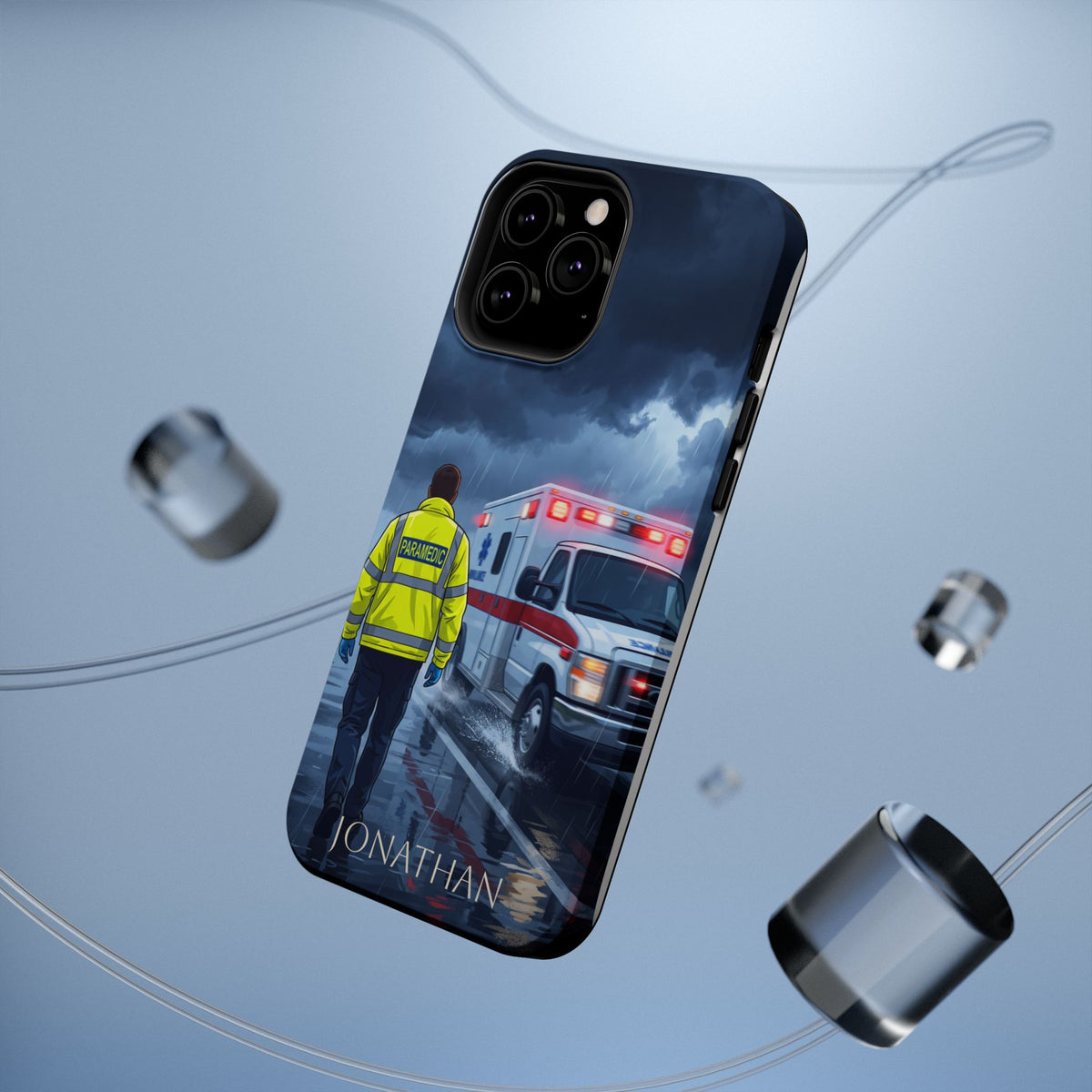 Personalized EMS Storm Phone Case — Wireless Charging Cover