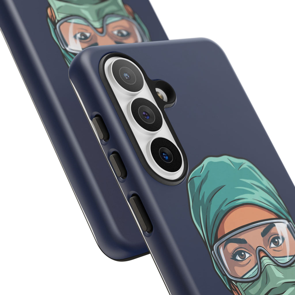 Nurse Illustrated Portrait Phone Case | iPhone & Samsung