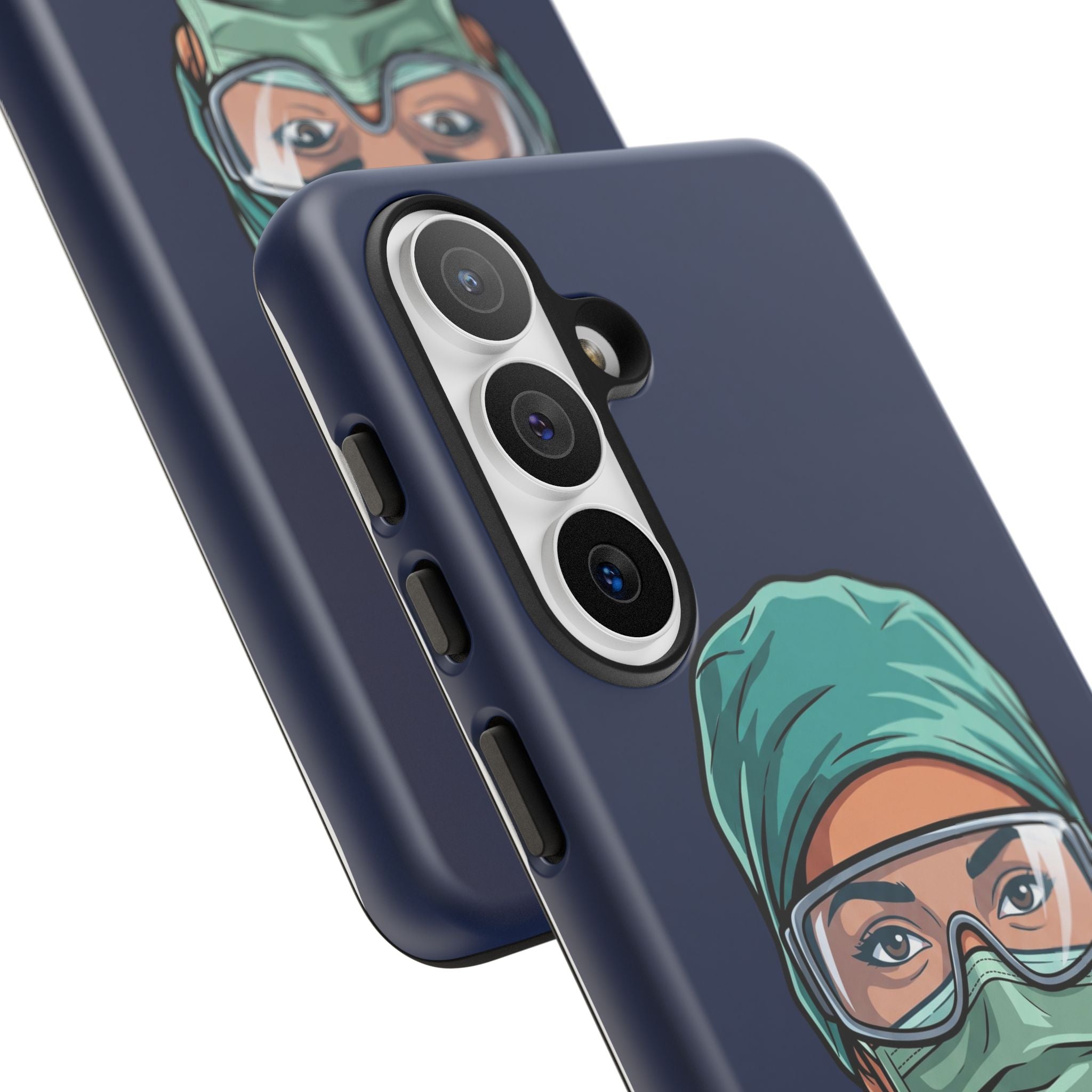 Nurse Illustrated Portrait Phone Case | iPhone & Samsung