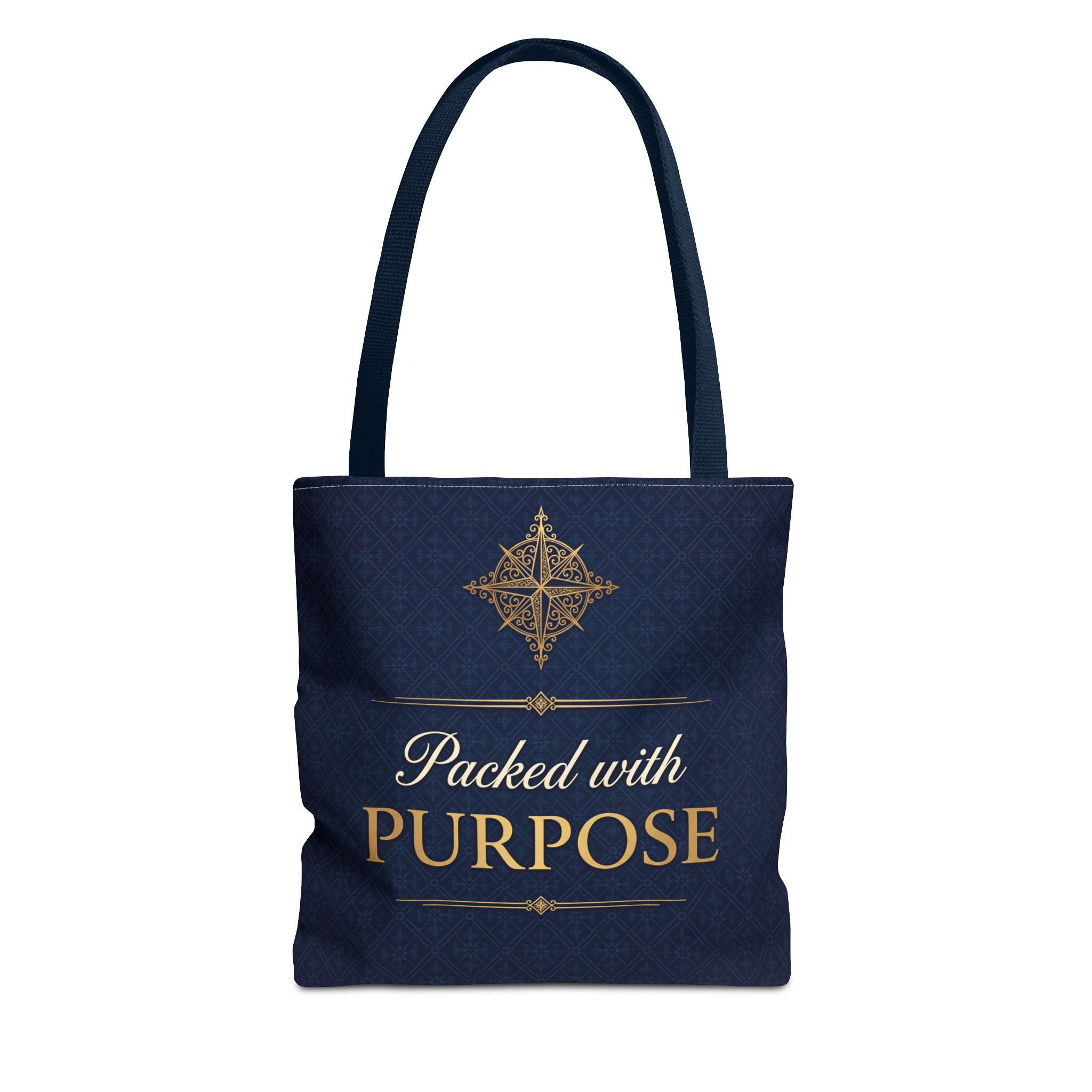 Packed with Purpose Tote | Inspirational Nurse Gift Tote Bag | Healthcare Worker Appreciation Gift | Premium Polyester Carry-All