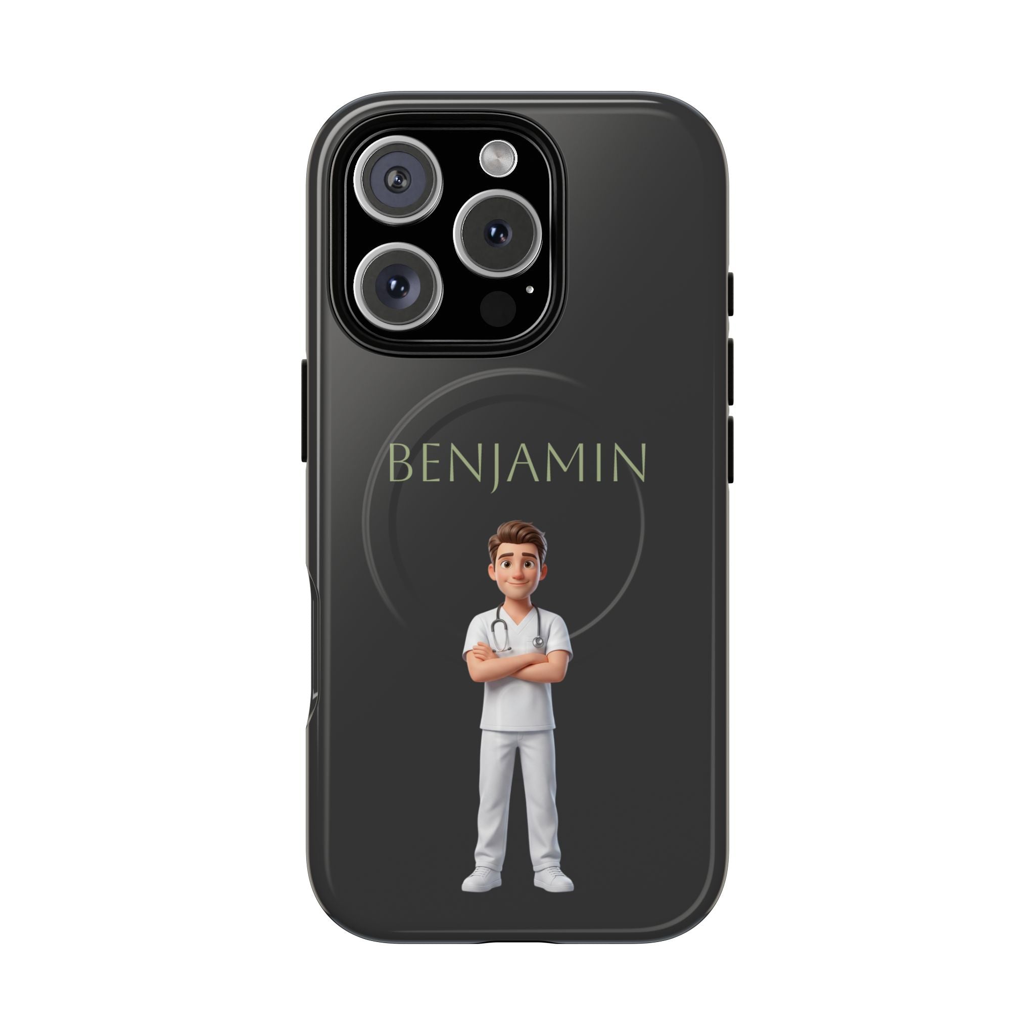 Personalized Nurse Phone Case | MagSafe Compatible, Custom Name iPhone Case