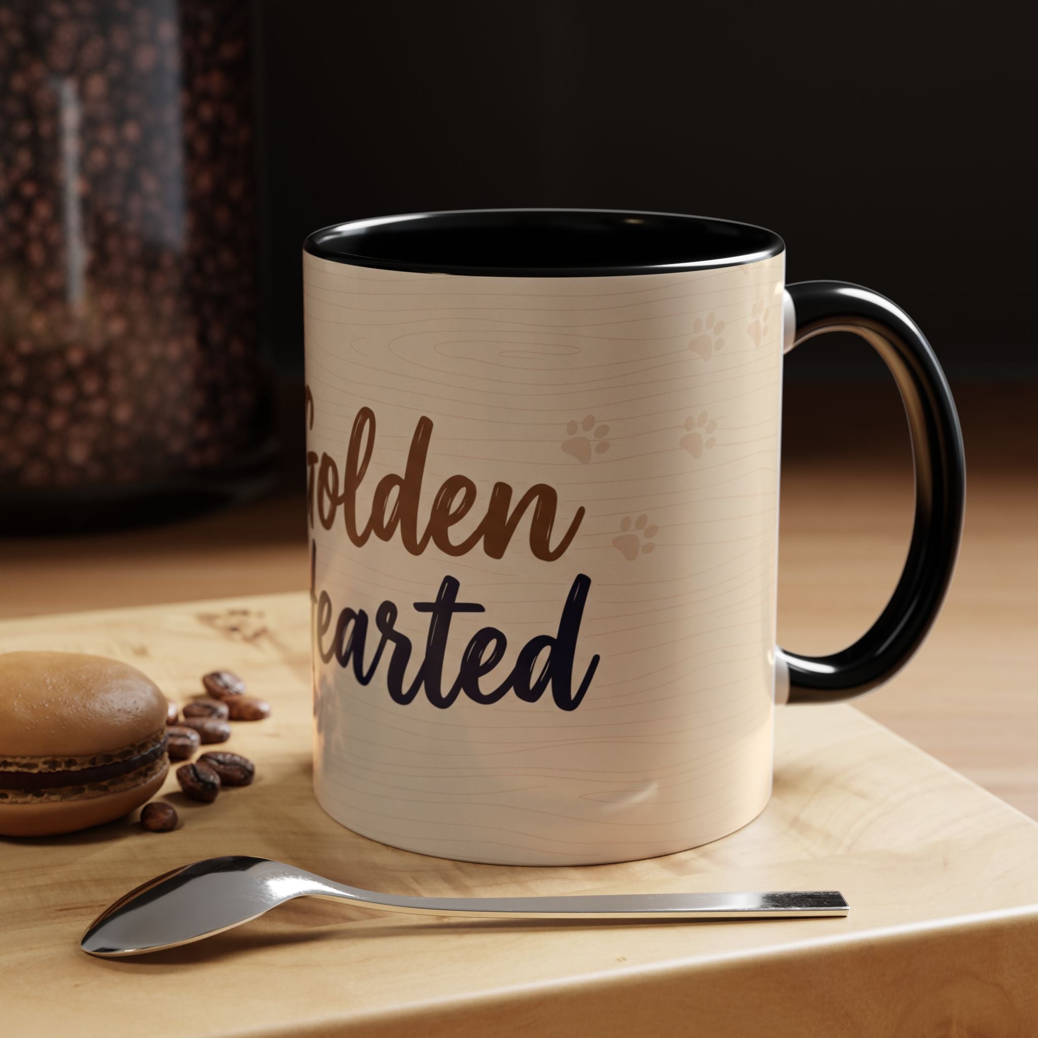 Golden Hearted Mug | Golden Retriever Lover Gift | Cute Dog Coffee Mug