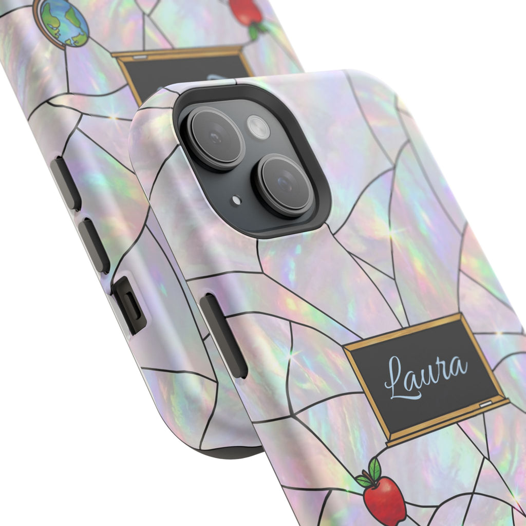 Personalized Teacher Phone Case — Impact-Resistant Wireless Charging Cover