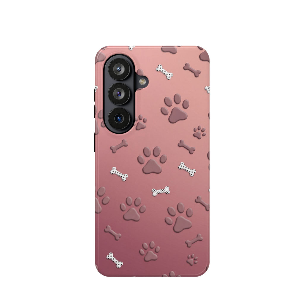 Paws & Bones Phone Case — Impact-Resistant Wireless Charging Cover