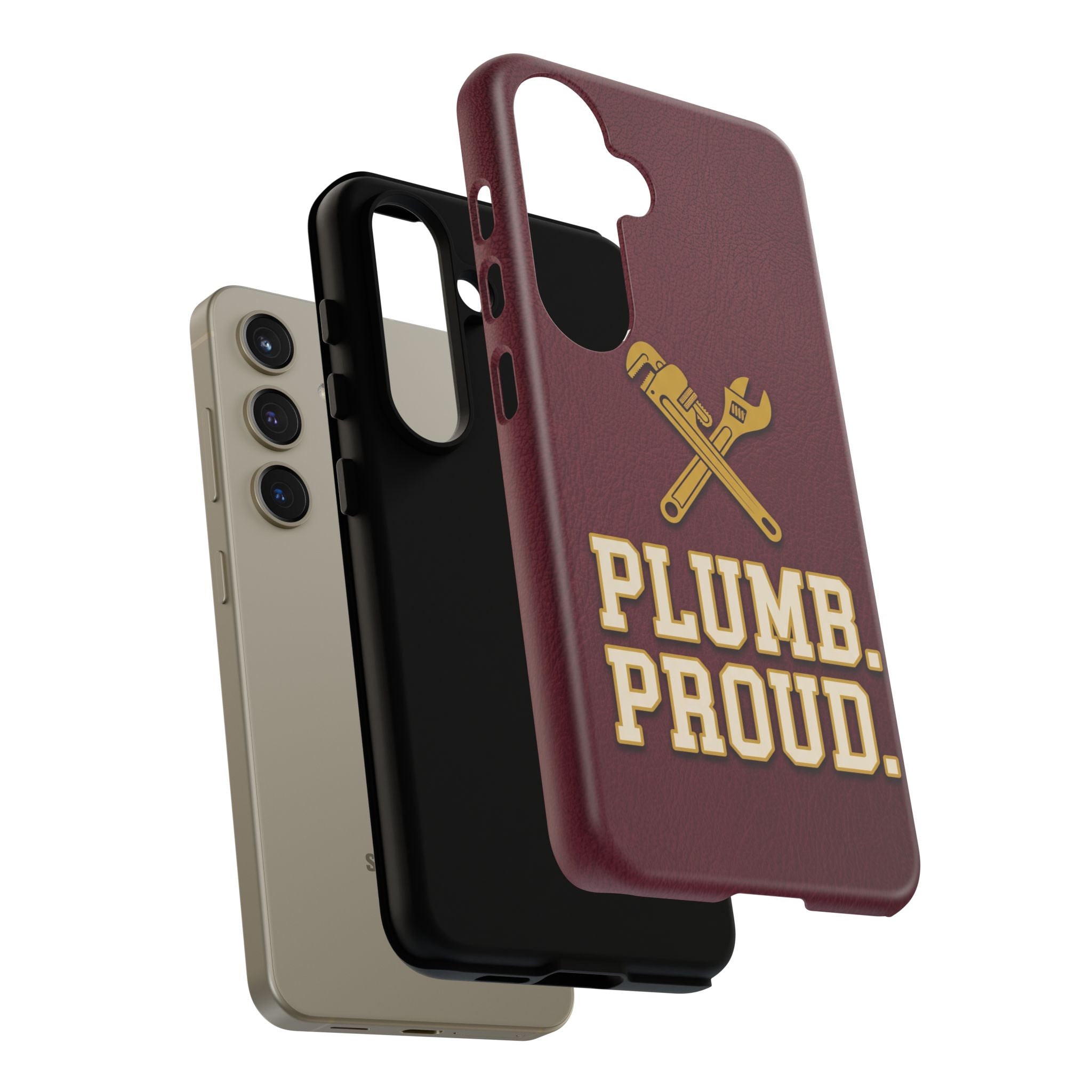 Plumb. Proud. Varsity Print Phone Case - Samsung & iPhone Series